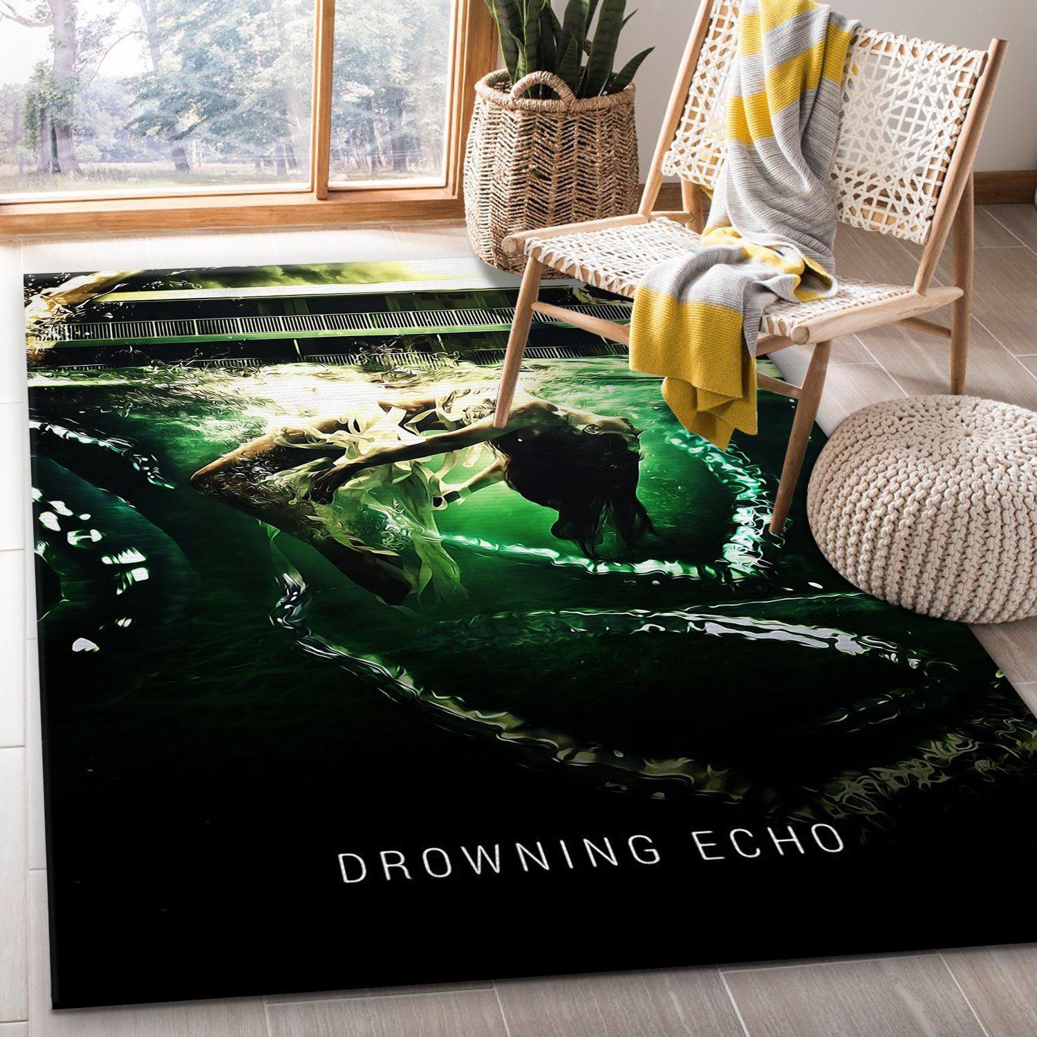 Drowning Echo Area Rug Movie Rug Home US Decor - Indoor Outdoor Rugs