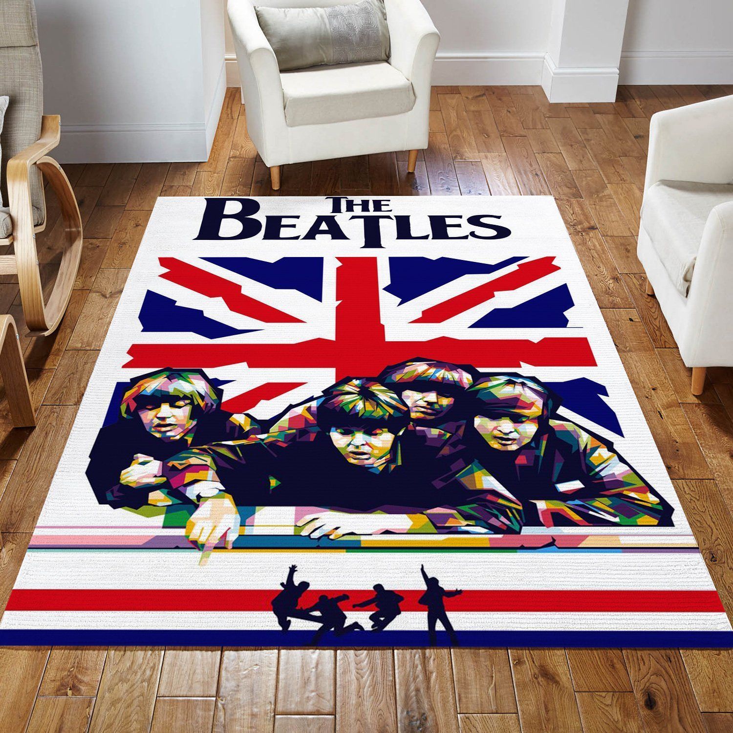 Amazing The Beatles Popart Rug Living Room Rug Christmas Gift US Decor - Indoor Outdoor Rugs