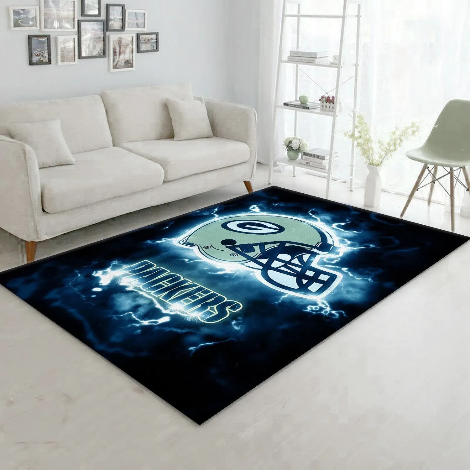 Green Bay Packers NFL Rug Living Room Rug Christmas Gift US Decor - Indoor Outdoor Rugs