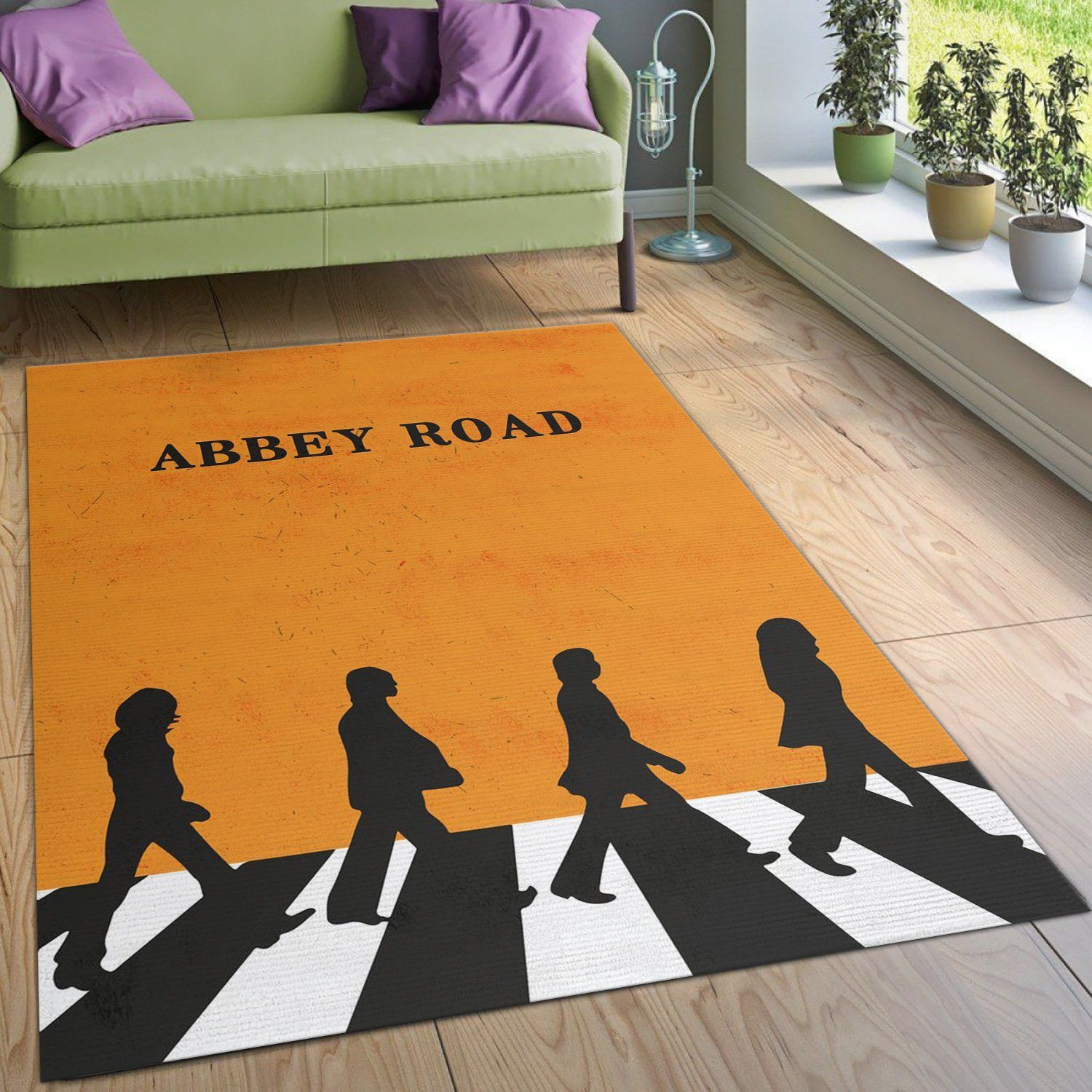 The Beatles Abbey Road Area Rug Bedroom Rug Home US Decor - Indoor Outdoor Rugs