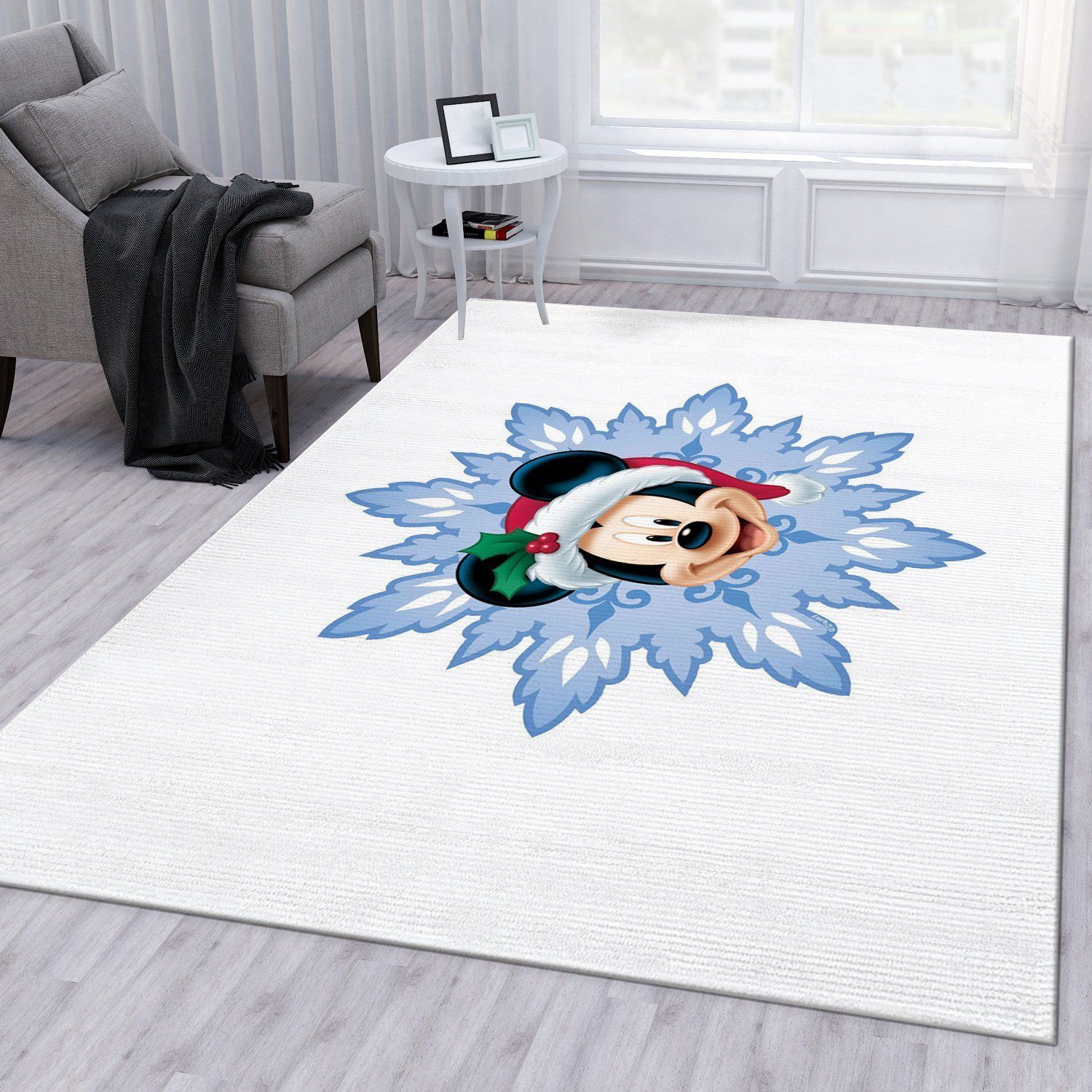 Christmas Disney Holiday Christmas Gift Rug Bedroom Rug Home Decor Floor Decor - Indoor Outdoor Rugs