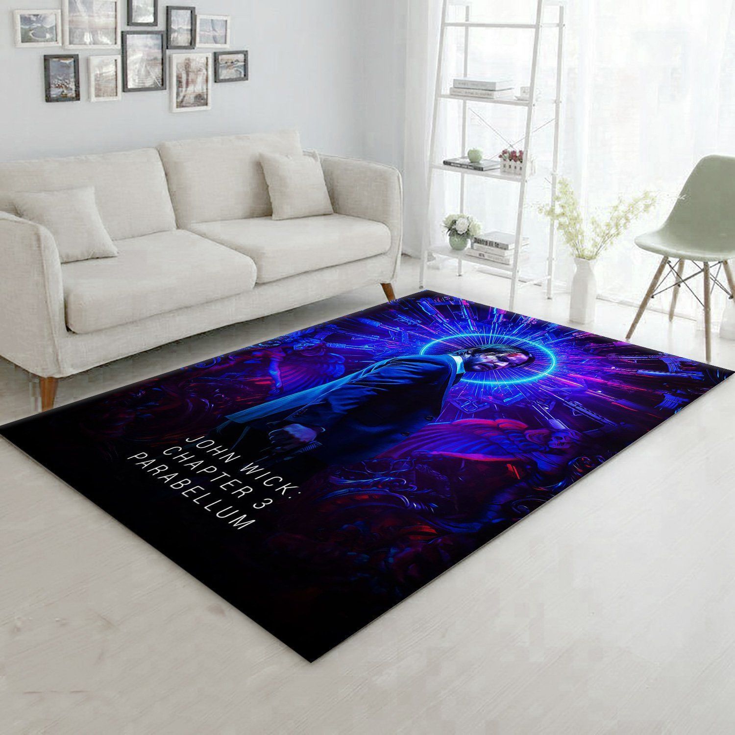 John Wick Chapter 3 2019 Area Rug Art Painting Movie Rugs Home US Decor - Indoor Outdoor Rugs