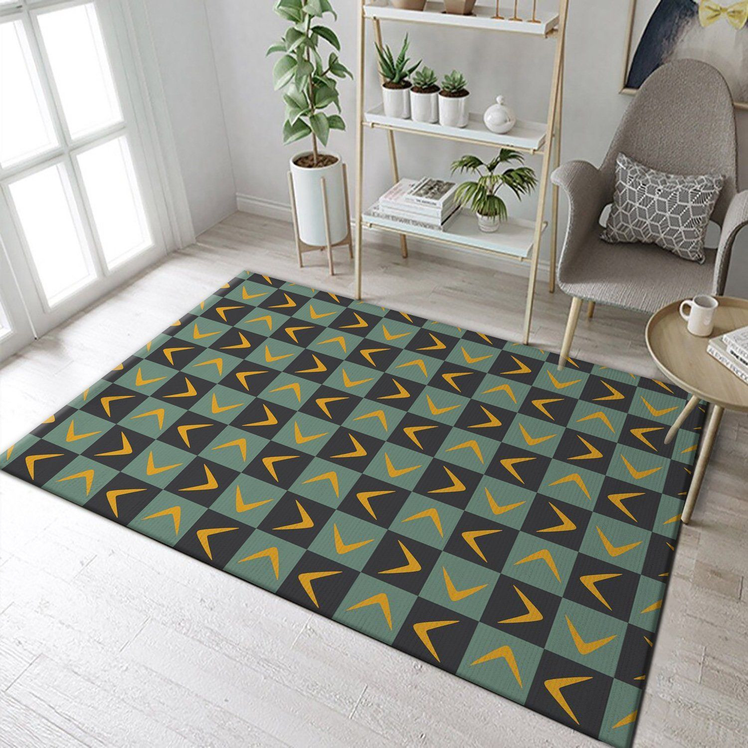 Midcentury Pattern 46 Area Rug, Living Room Rug, Home US Decor - Indoor Outdoor Rugs