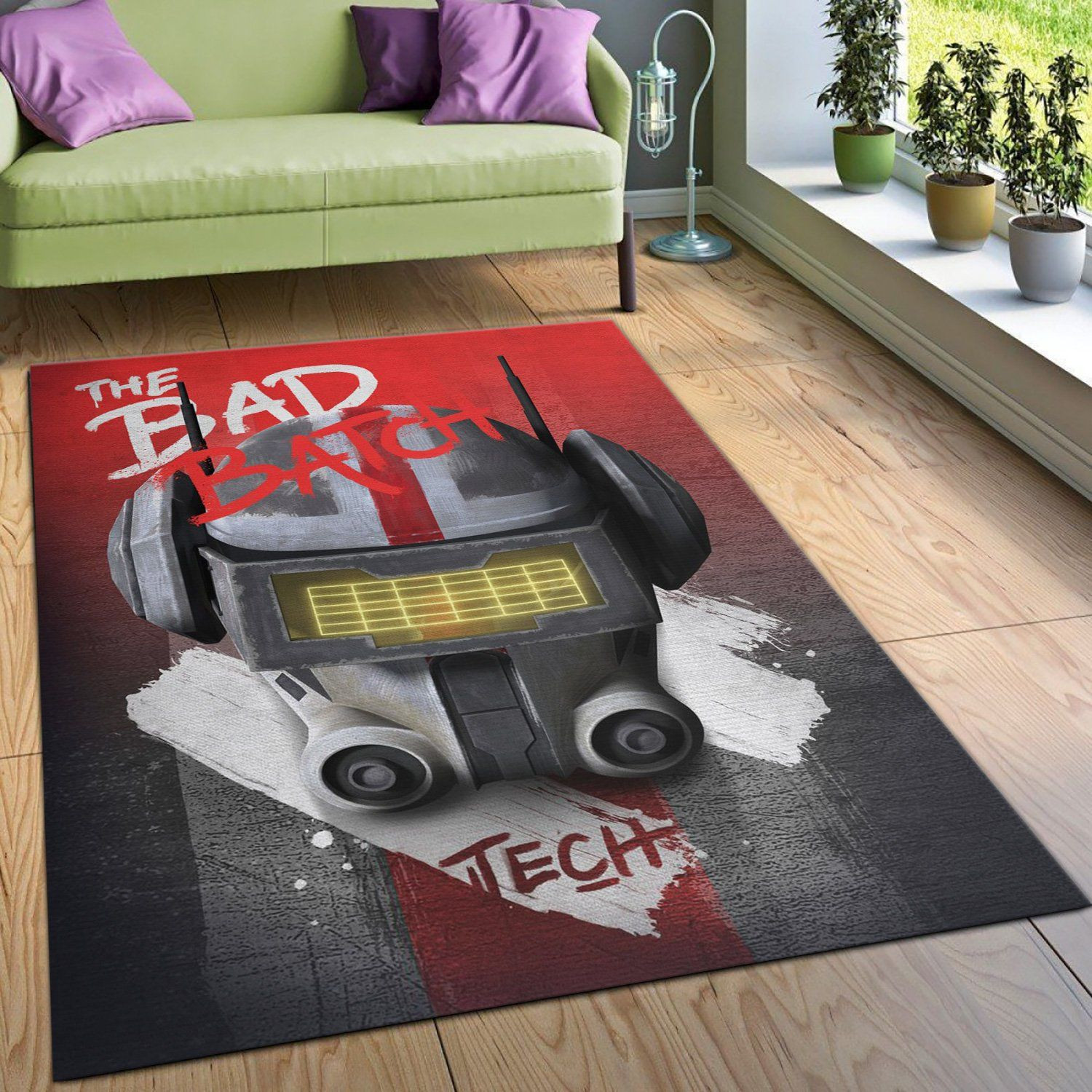 Tech Star War Rug, Bedroom Rug, Family Gift US Decor - Indoor Outdoor Rugs