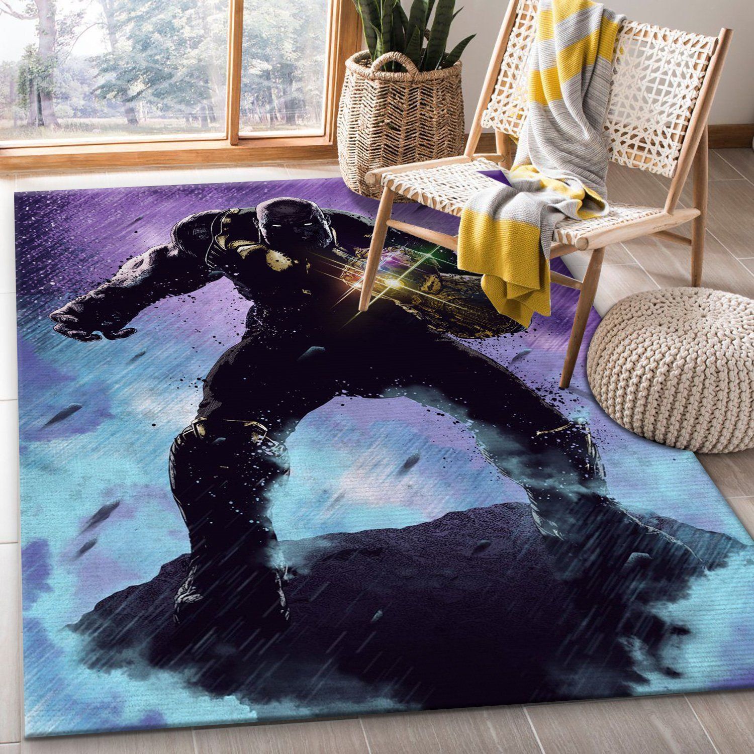 Thanos Rug Bedroom Rug US Gift Decor - Indoor Outdoor Rugs