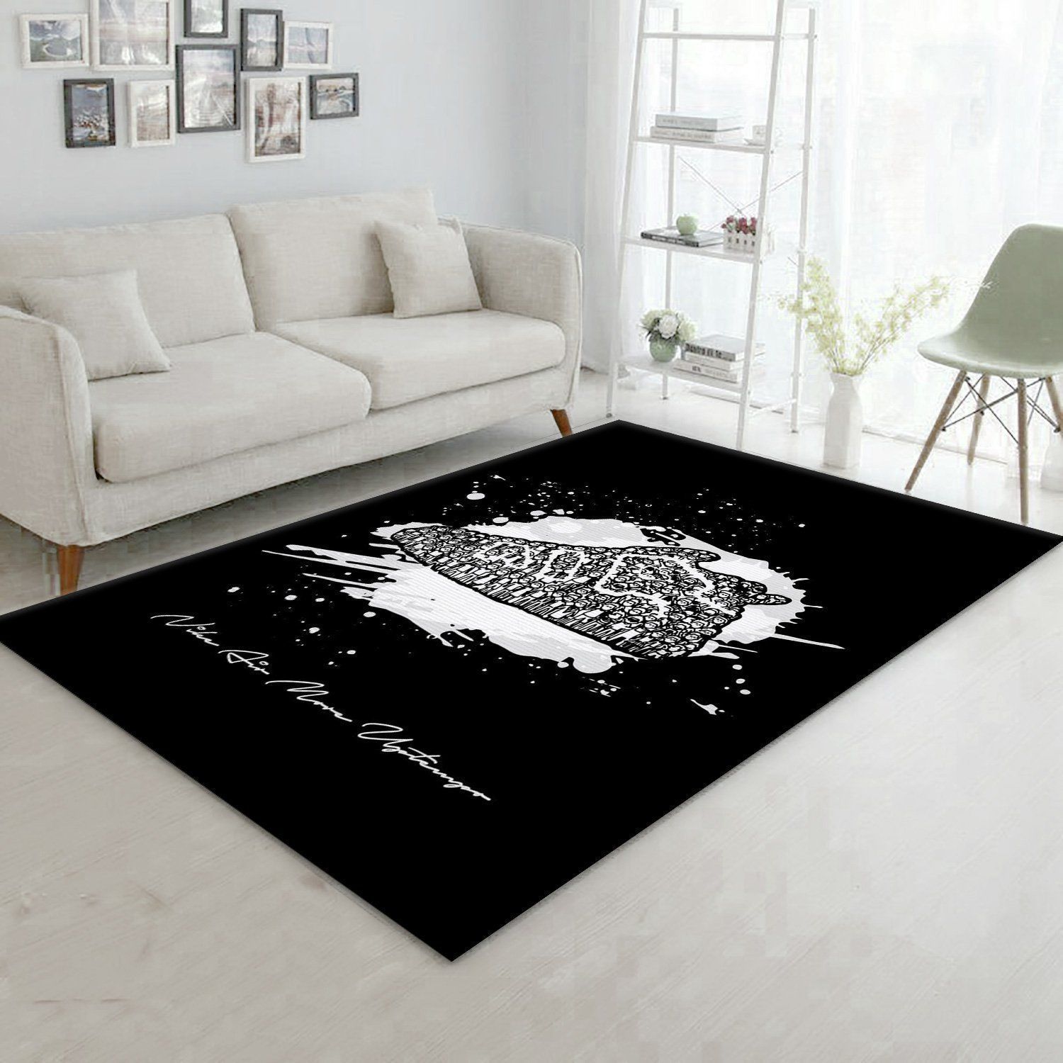 Air More Uptempo Doodle Area Rug For Christmas Living Room Rug Family Gift US Decor - Indoor Outdoor Rugs