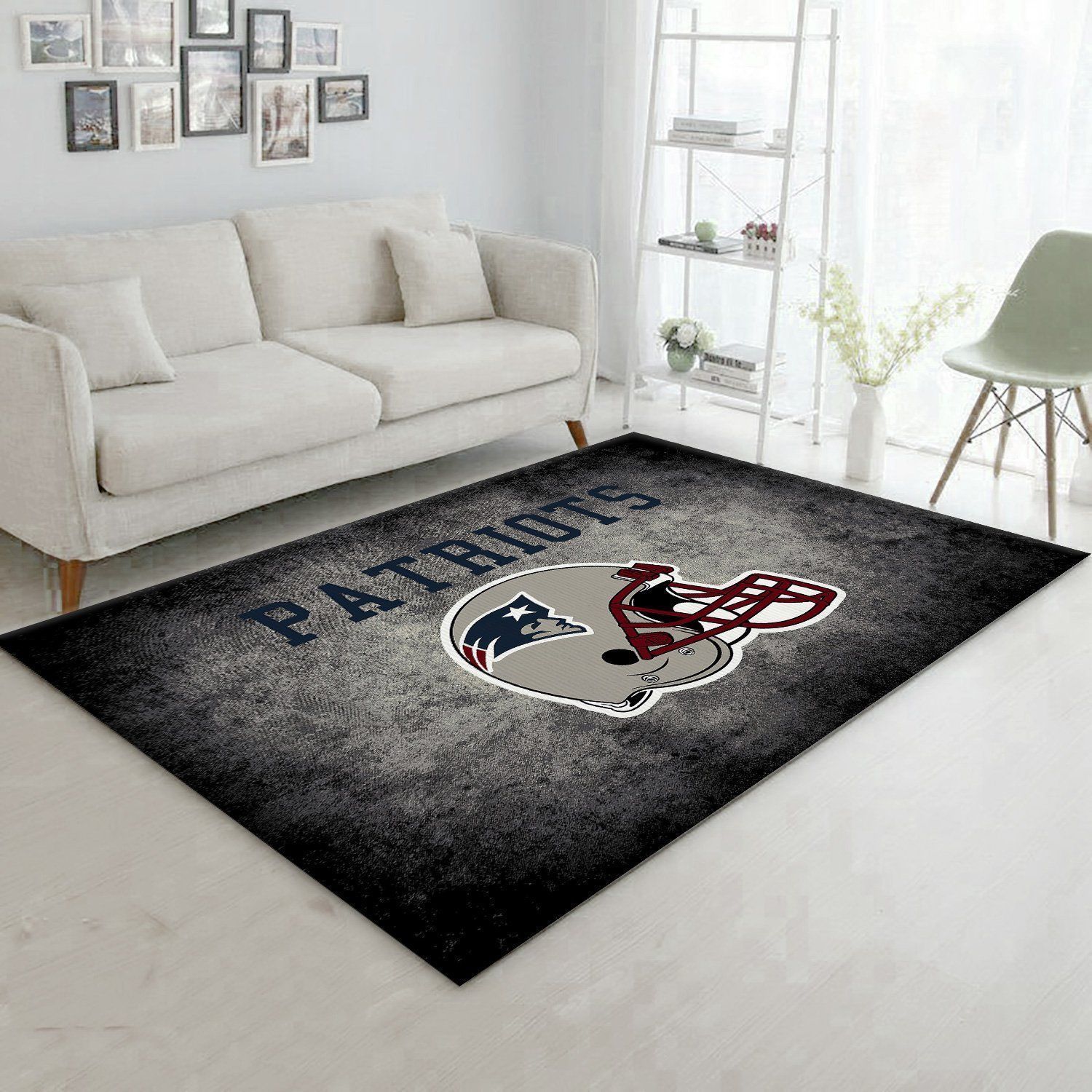 New England Patriots rug Football rug Floor Decor The US Decor - Indoor Outdoor Rugs