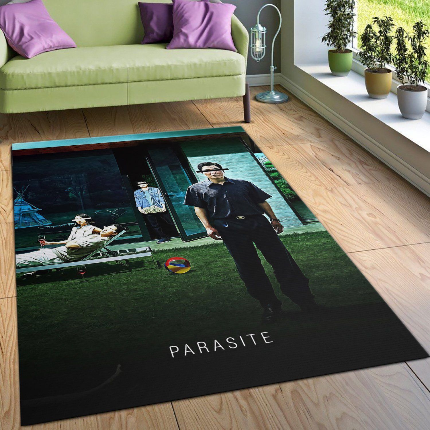 Parasite 2019 Rug Movie Rug Home Decor Floor Decor - Indoor Outdoor Rugs