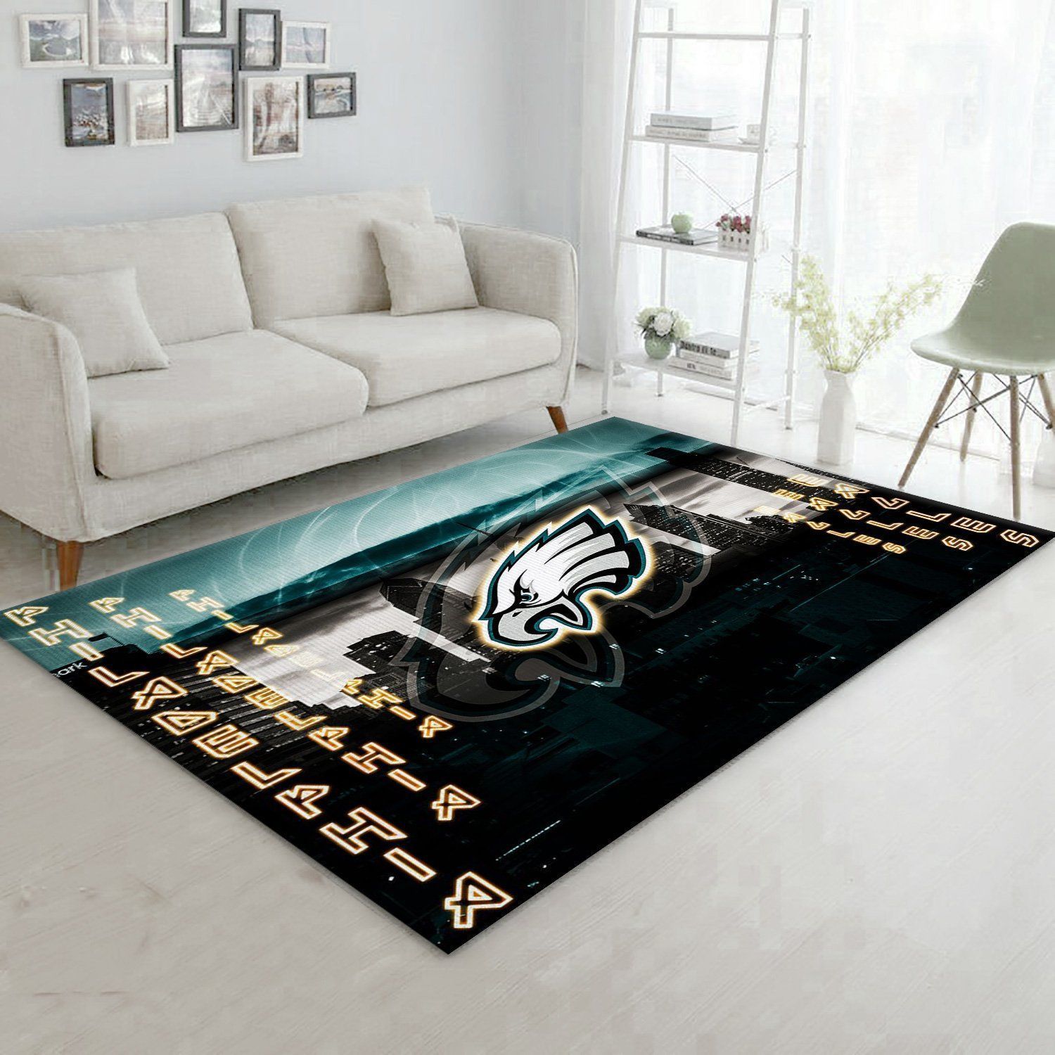 Philadelphia Eagles Nfl Area Rug For Christmas Bedroom Rug Christmas Gift US Decor - Indoor Outdoor Rugs