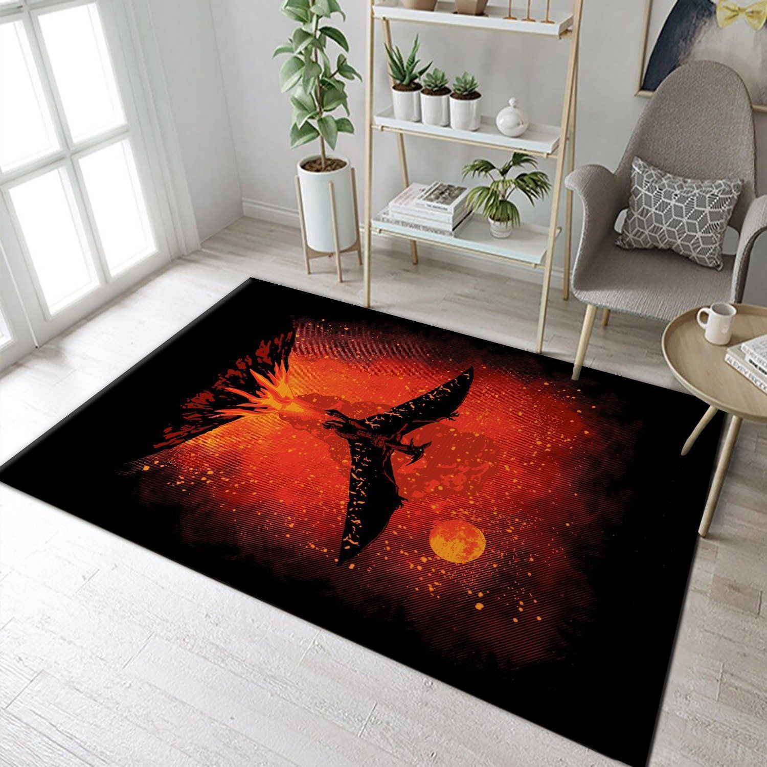 Pteranodon King Area Rug, Living Room Rug, Home US Decor - Indoor Outdoor Rugs