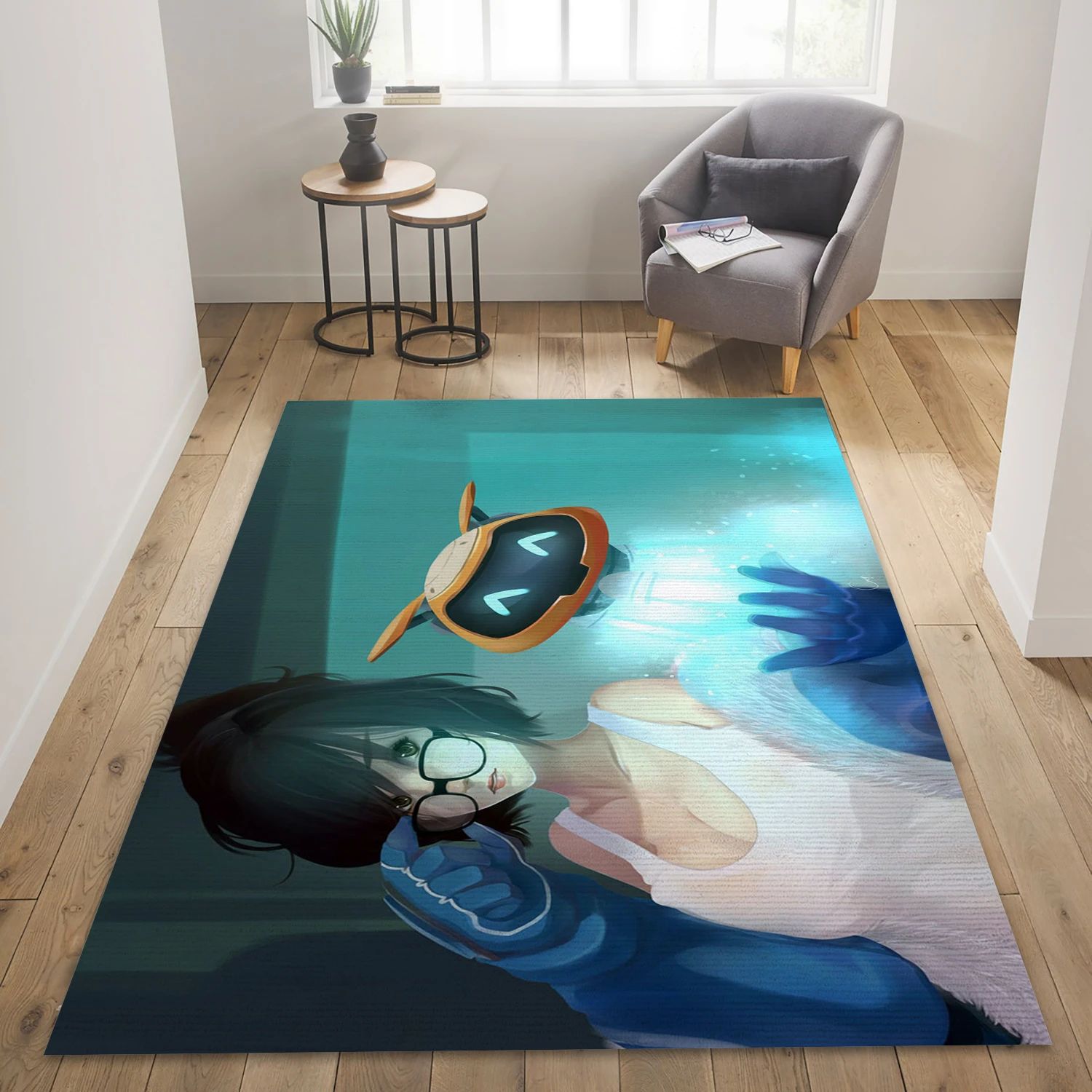 Mei Video Game Area Rug Area, Area Rug - Christmas Gift Decor - Indoor Outdoor Rugs