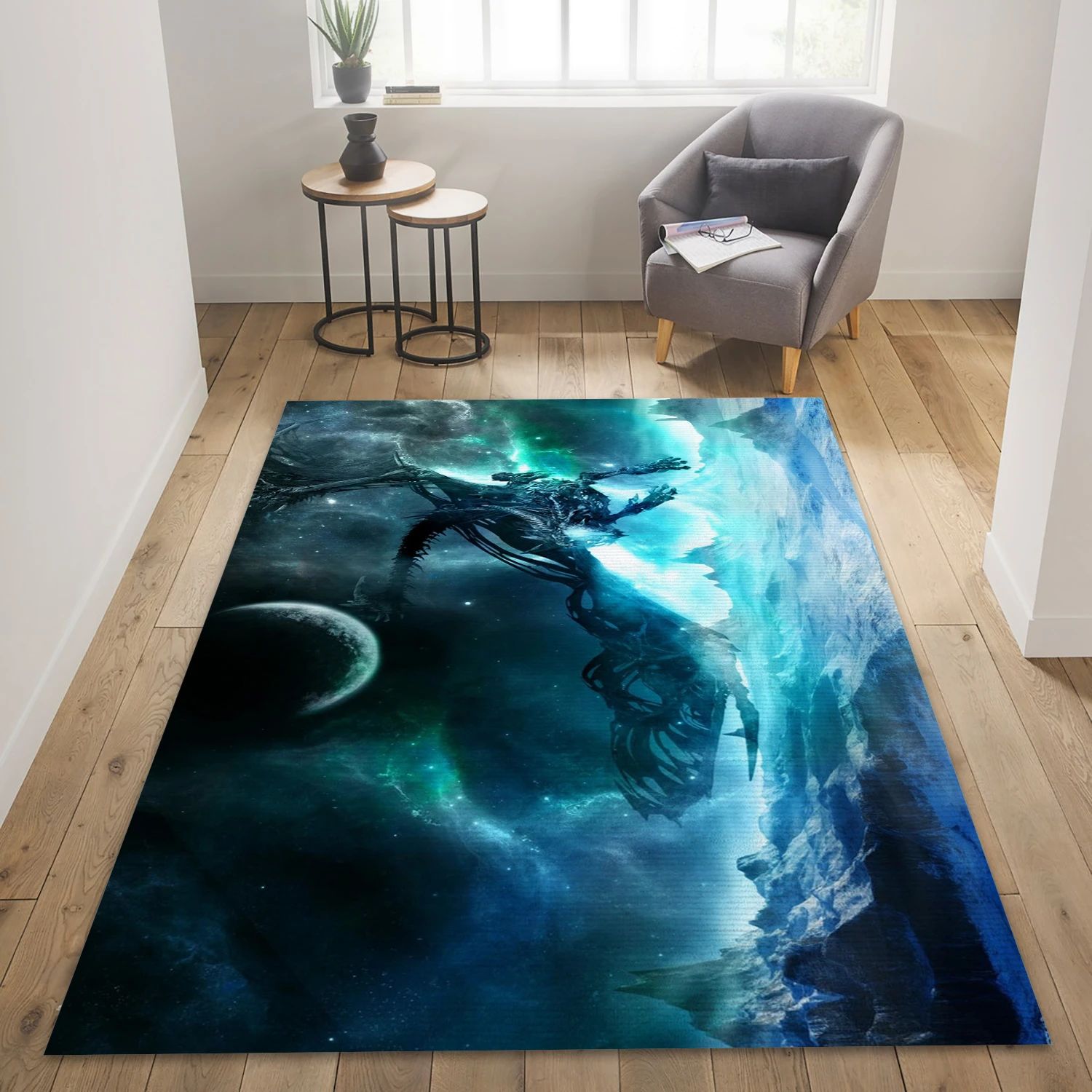 World Of Warcraft Wrath Of The Lich King Video Game Area Rug Area, Area Rug - Home Decor Floor Decor - Indoor Outdoor Rugs