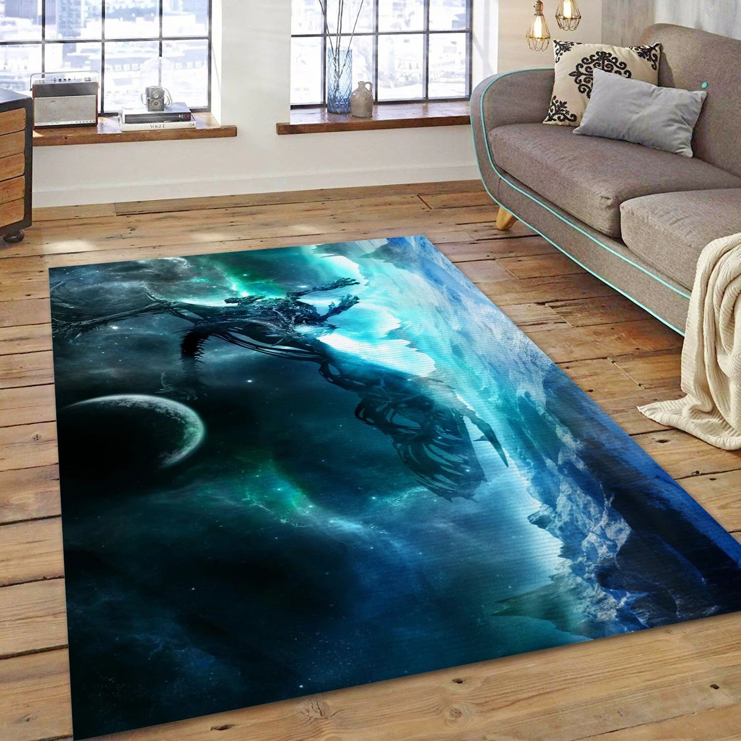 World Of Warcraft Wrath Of The Lich King Video Game Area Rug Area, Area Rug - Home Decor Floor Decor - Indoor Outdoor Rugs