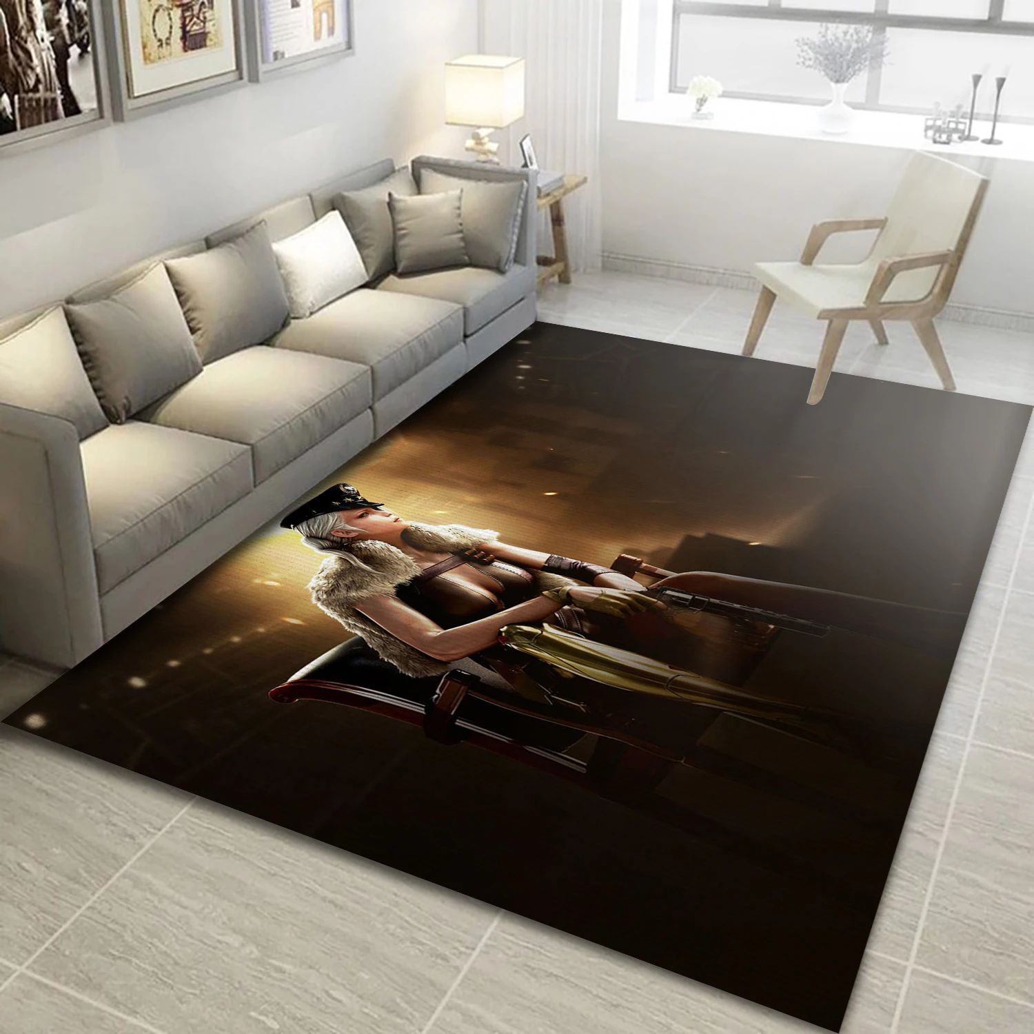 Crossfire Video Game Area Rug For Christmas, Area Rug - US Decor - Indoor Outdoor Rugs