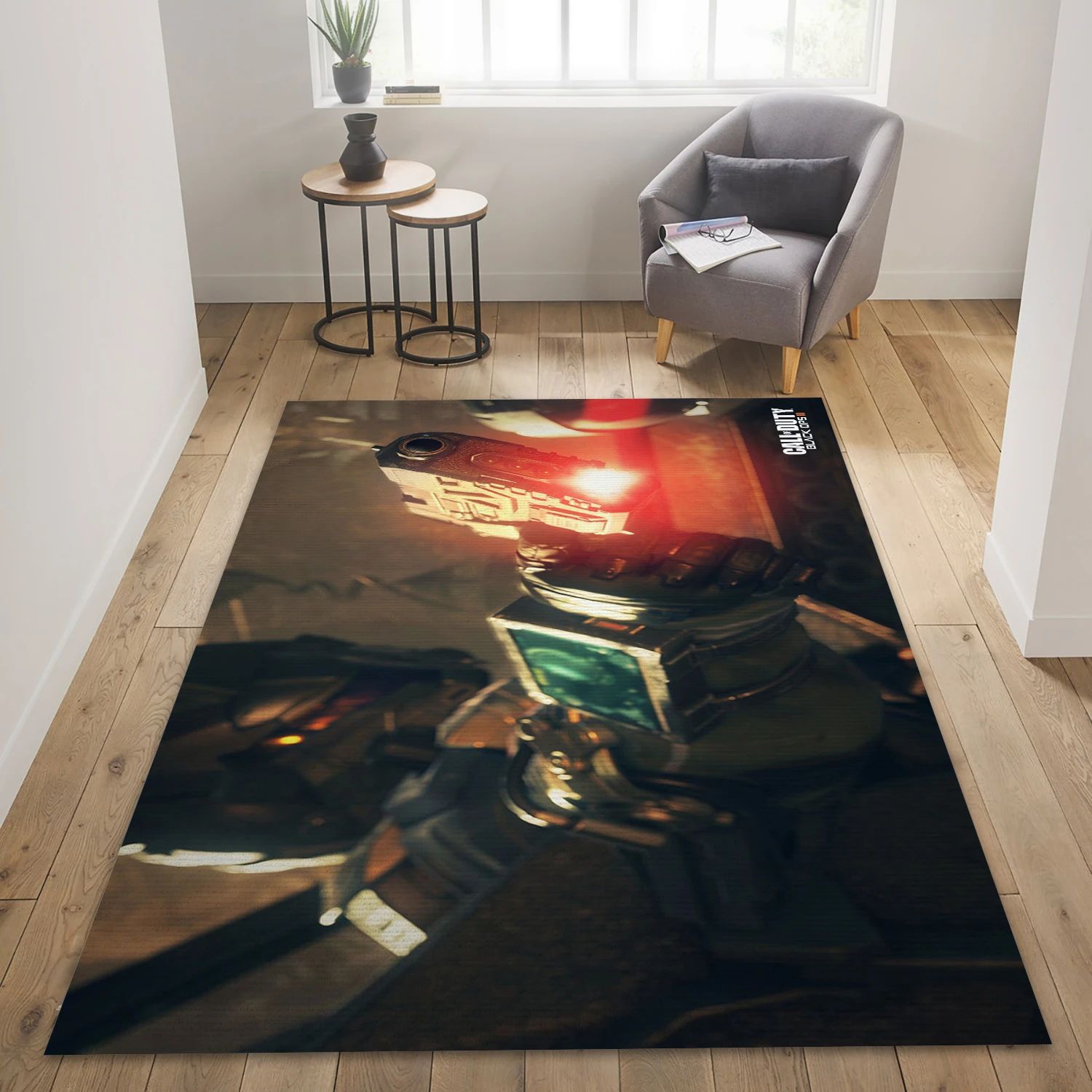 Call Of Duty Black Ops Iii Video Game Reangle Rug, Living Room Rug - US Decor - Indoor Outdoor Rugs