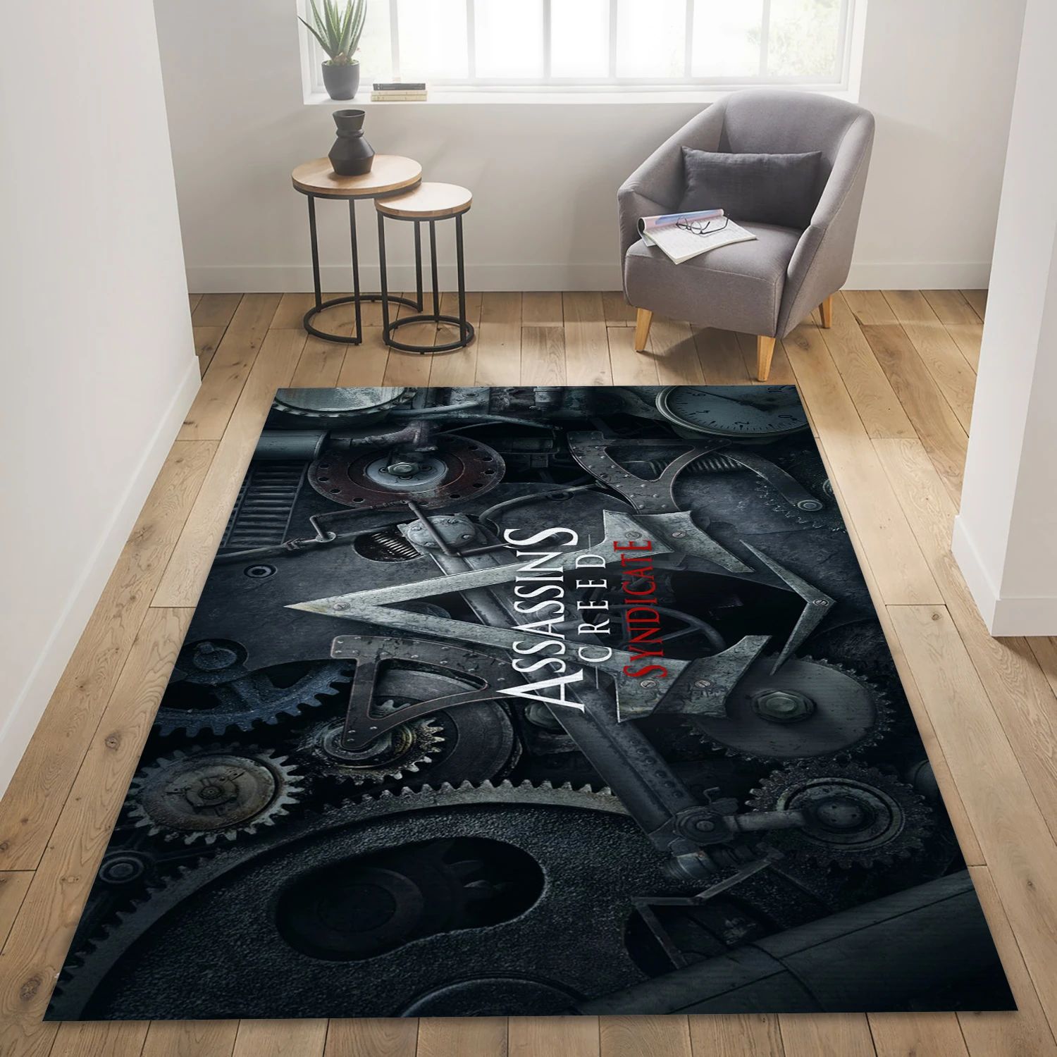 Logo Video Game Area Rug Area, Living Room Rug - Christmas Gift Decor - Indoor Outdoor Rugs