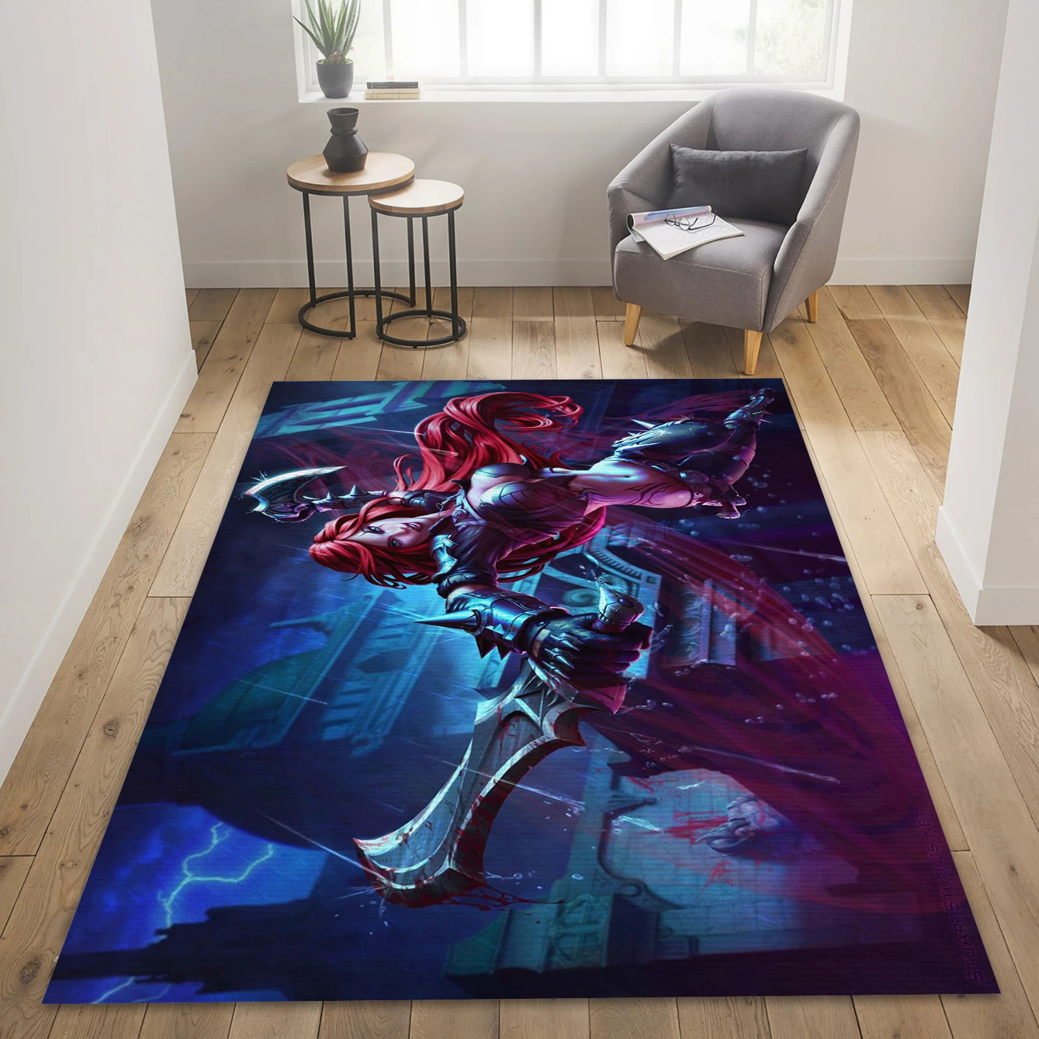 Katarina Gaming Area Rug, Bedroom Rug - US Decor - Indoor Outdoor Rugs