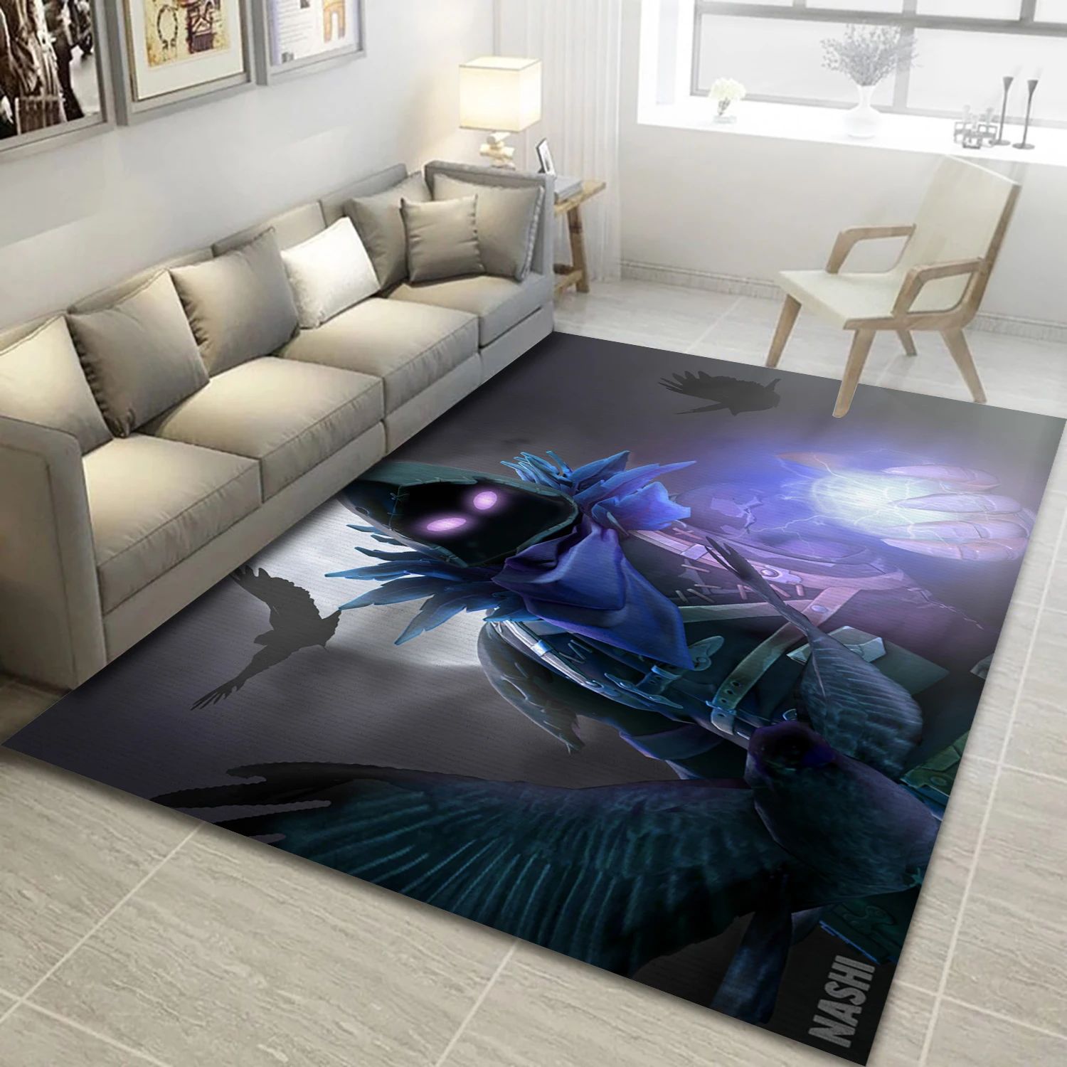 Fortnite Gaming Area Rug, Bedroom Rug - US Decor - Indoor Outdoor Rugs