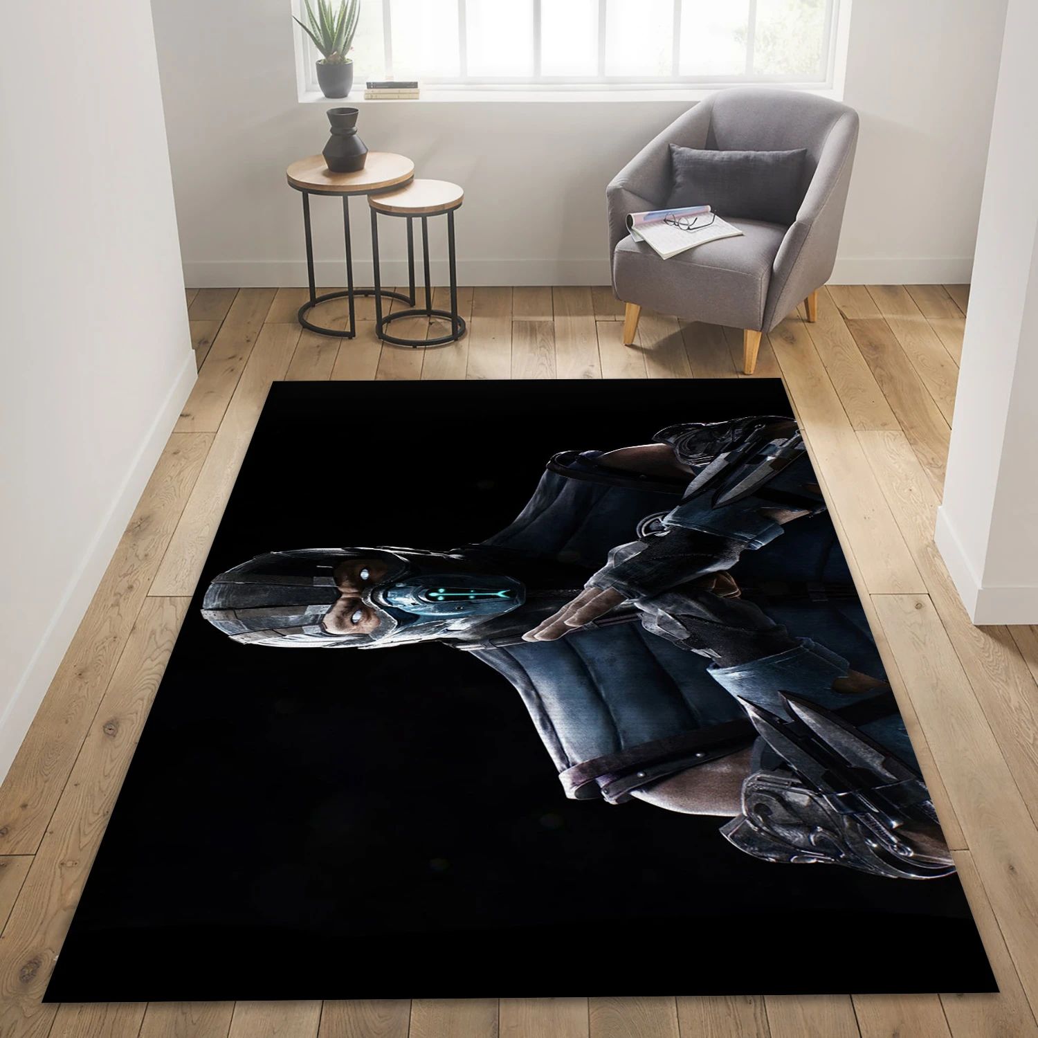 Sub Zero Video Game Reangle Rug, Area Rug - Family Gift US Decor - Indoor Outdoor Rugs