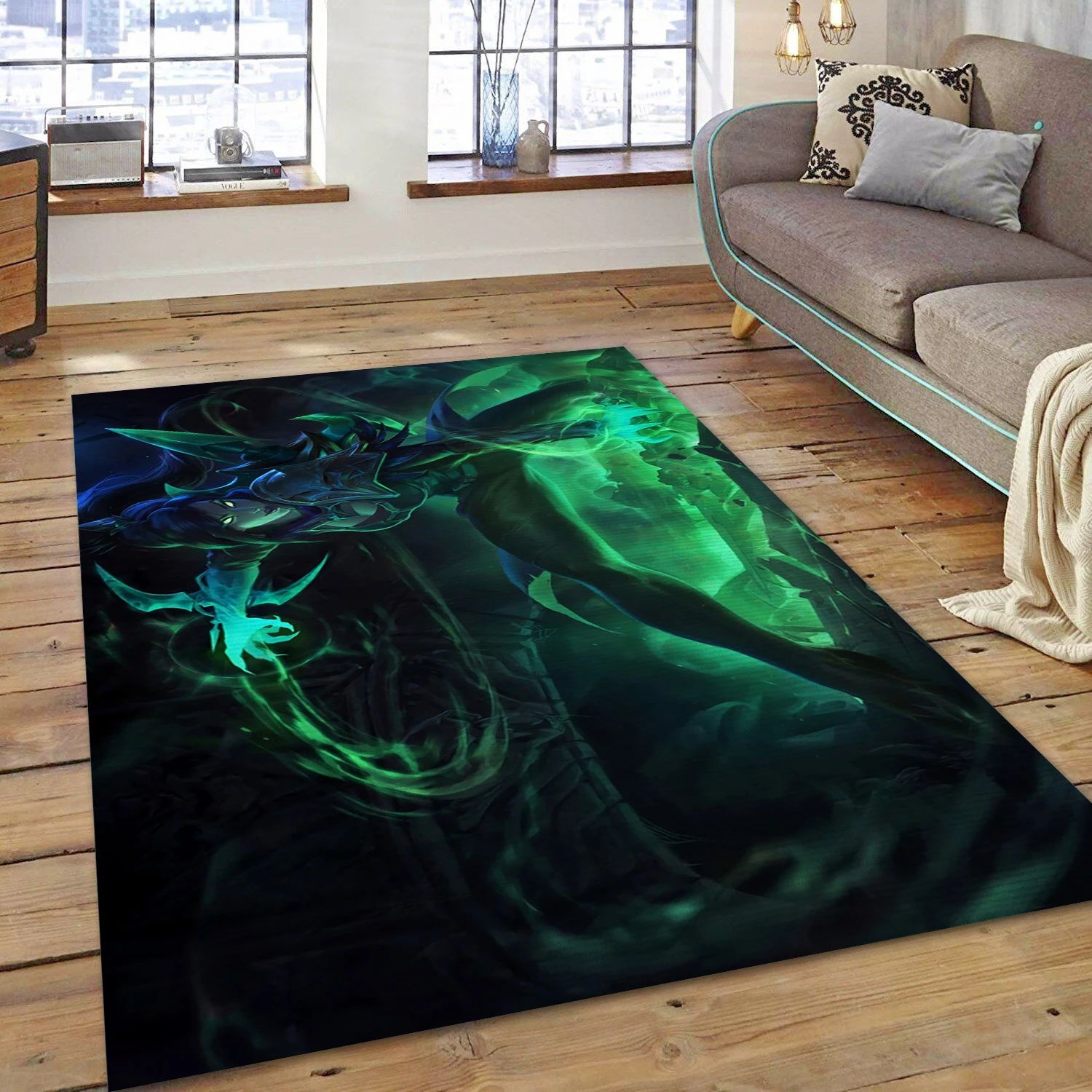 Soul Stealer Vayne Game Area Rug Carpet, Living Room Rug - Christmas Gift Decor - Indoor Outdoor Rugs