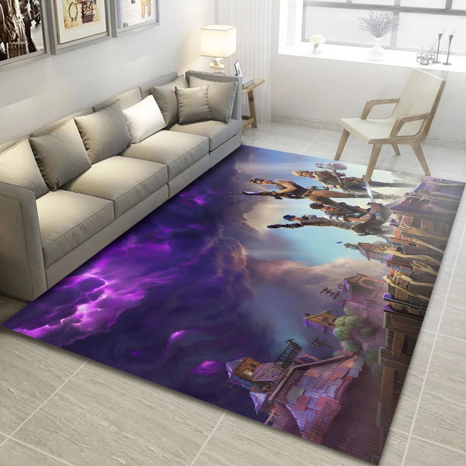 Fortnite Video Game Area Rug Area, Bedroom Rug - Home Decor Floor Decor - Indoor Outdoor Rugs