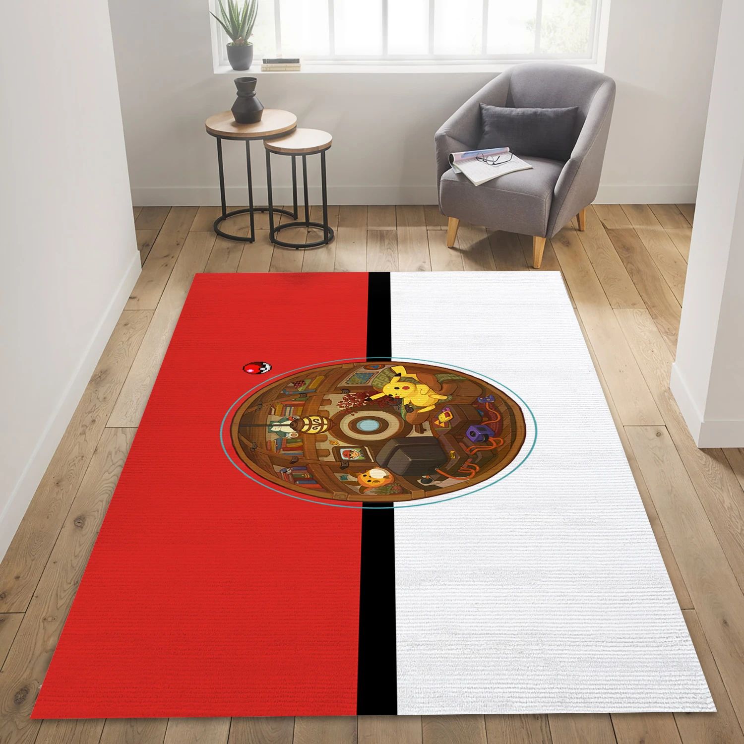 Pok Mon Video Game Reangle Rug, Living Room Rug - US Decor - Indoor Outdoor Rugs