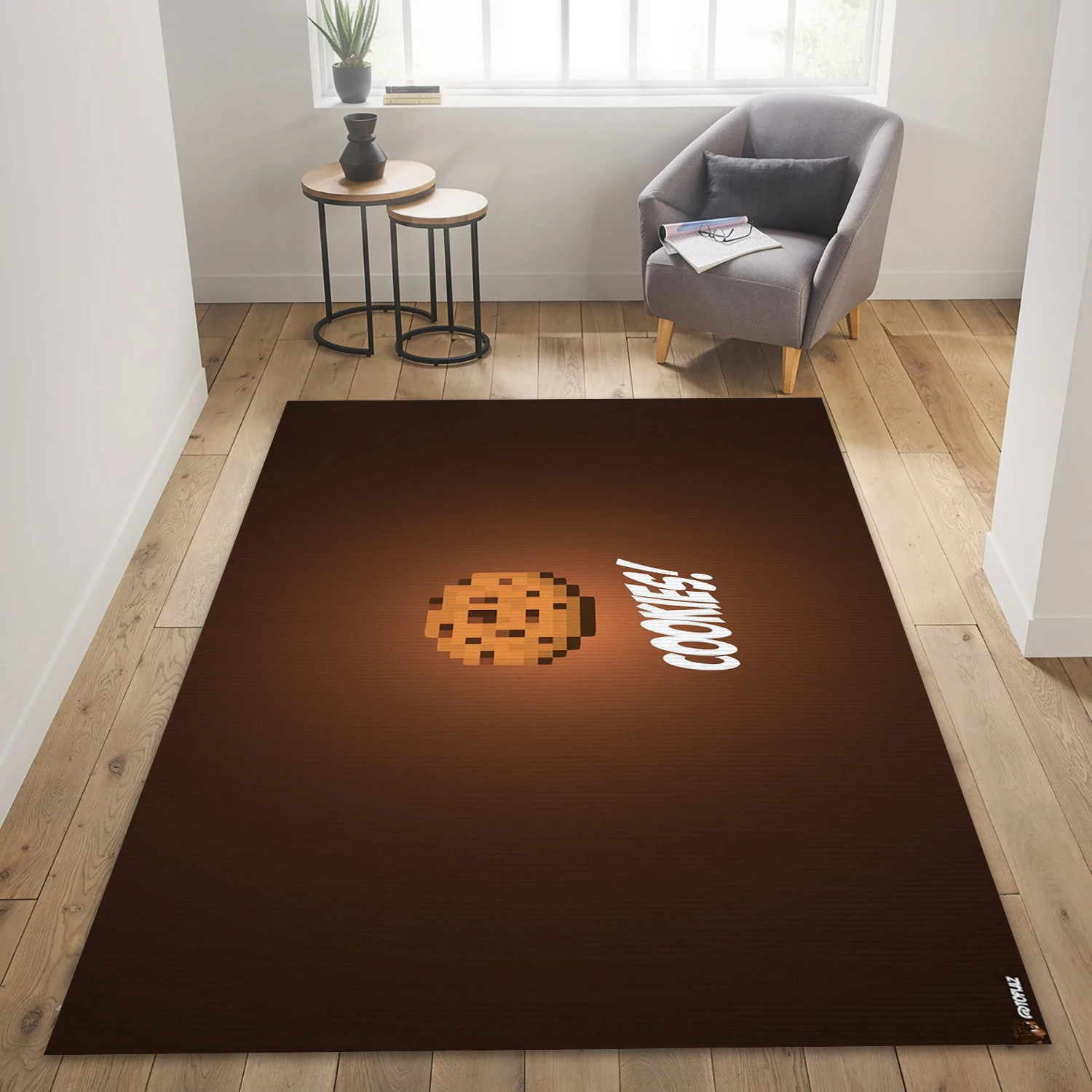 Cookies Video Game Area Rug Area, Bedroom Rug - Home Decor Floor Decor - Indoor Outdoor Rugs