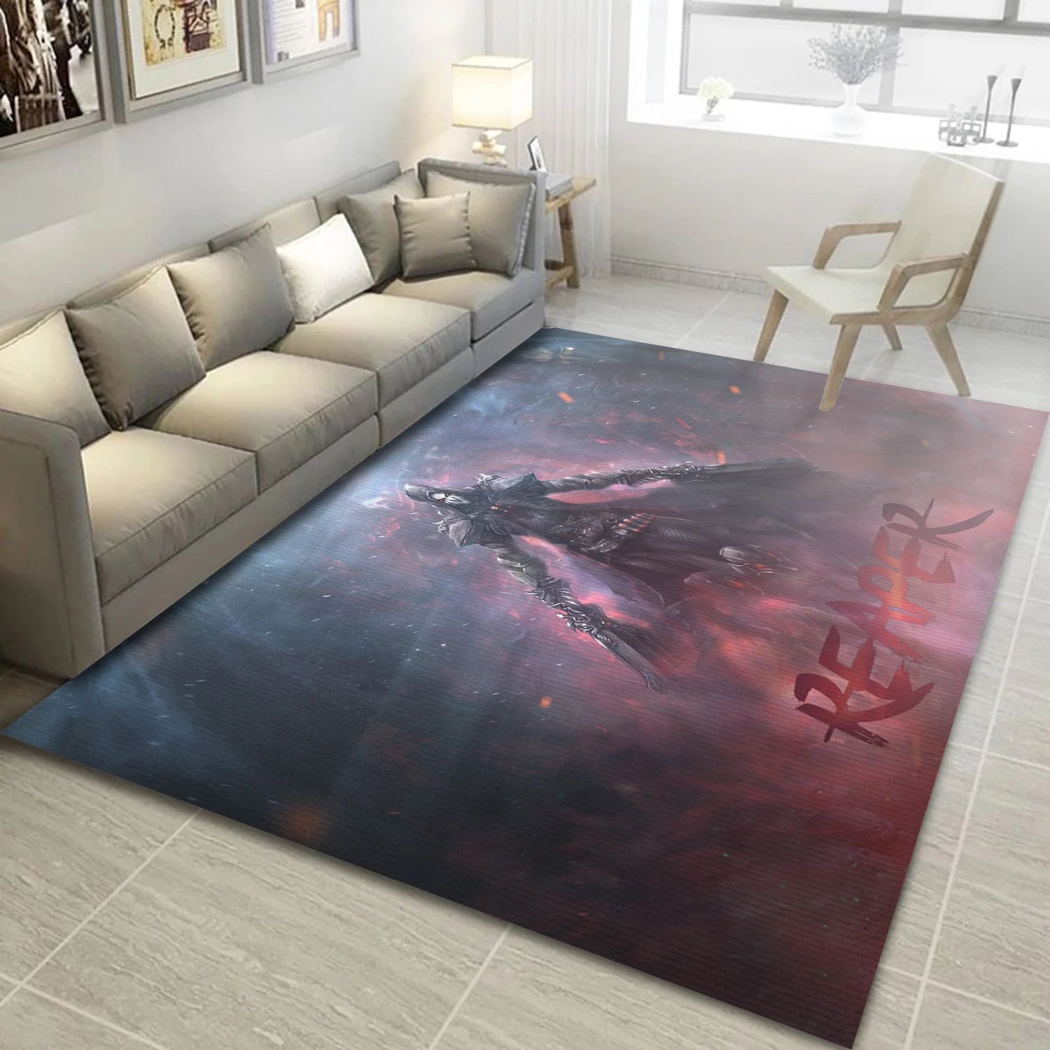 Overwatch Video Game Area Rug Area, Bedroom Rug - Christmas Gift Decor - Indoor Outdoor Rugs