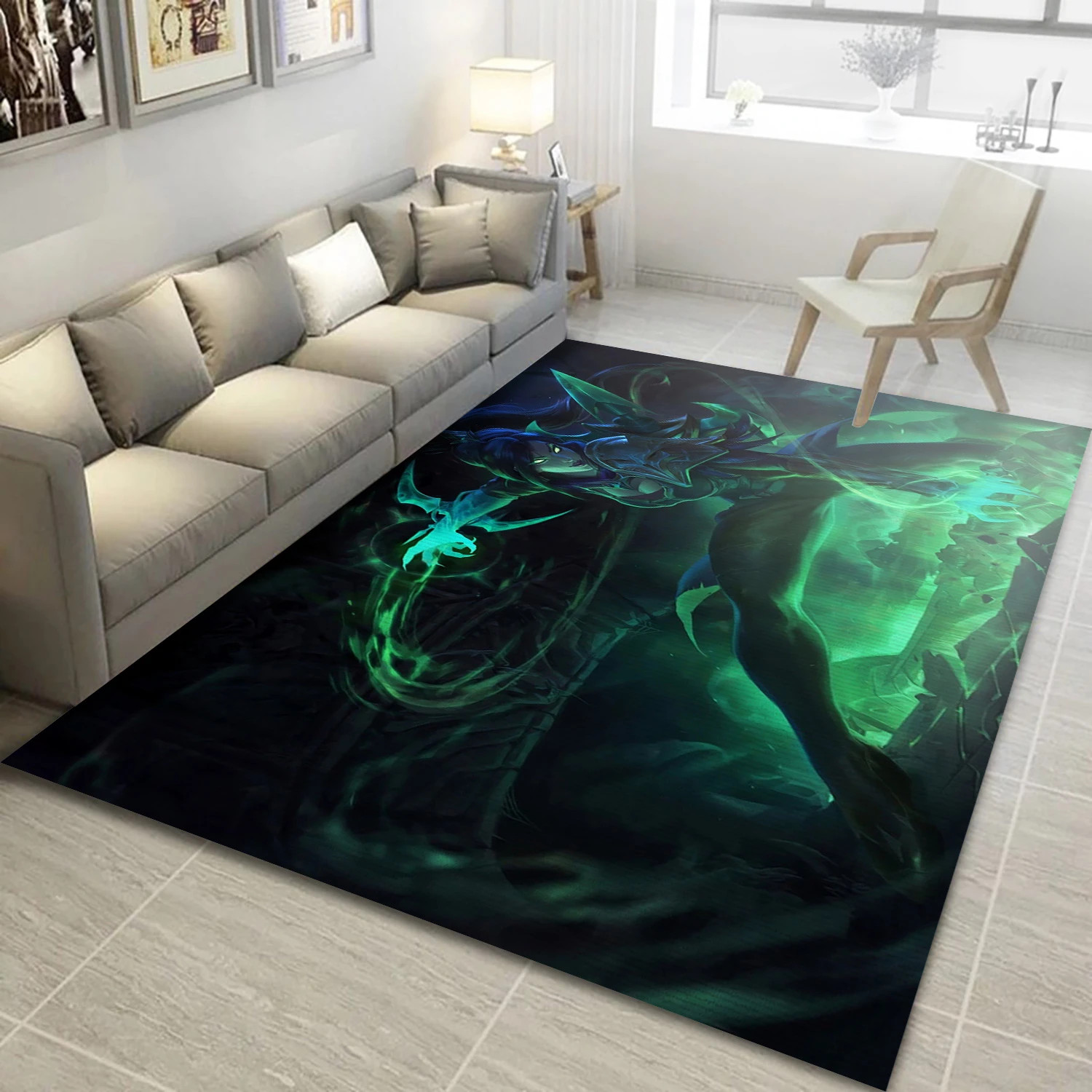 Soul Stealer Vayne Game Area Rug Carpet, Living Room Rug - Christmas Gift Decor - Indoor Outdoor Rugs