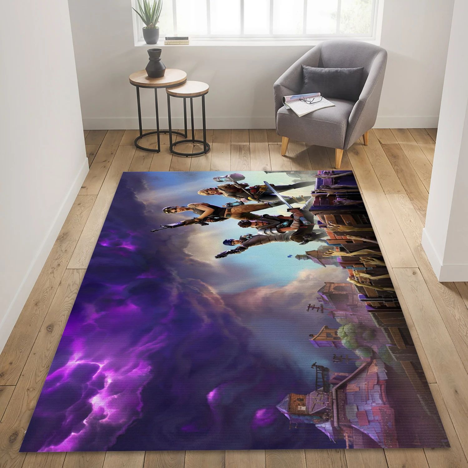 Fortnite Video Game Area Rug Area, Bedroom Rug - Home Decor Floor Decor - Indoor Outdoor Rugs