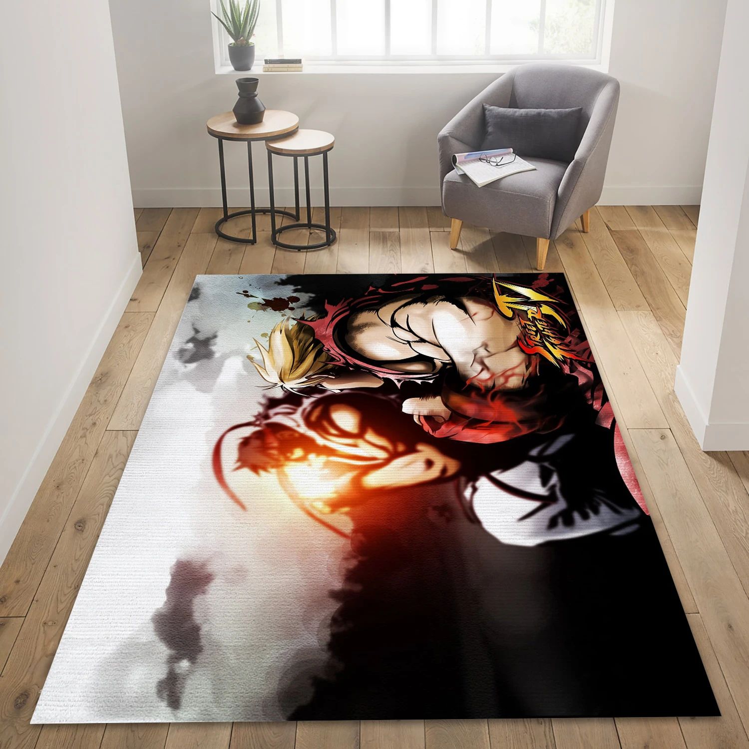 Street Fighter Video Game Area Rug For Christmas, Area Rug - Home Decor Floor Decor - Indoor Outdoor Rugs