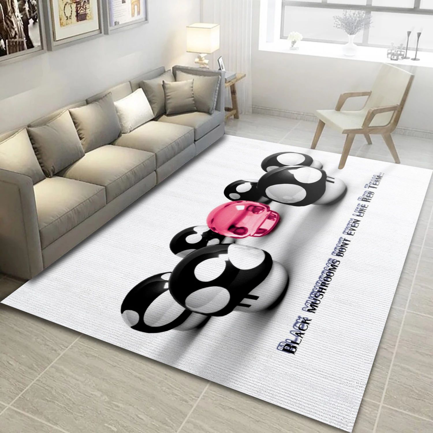 Mario Gaming Area Rug, Area Rug - Home Decor Floor Decor - Indoor Outdoor Rugs