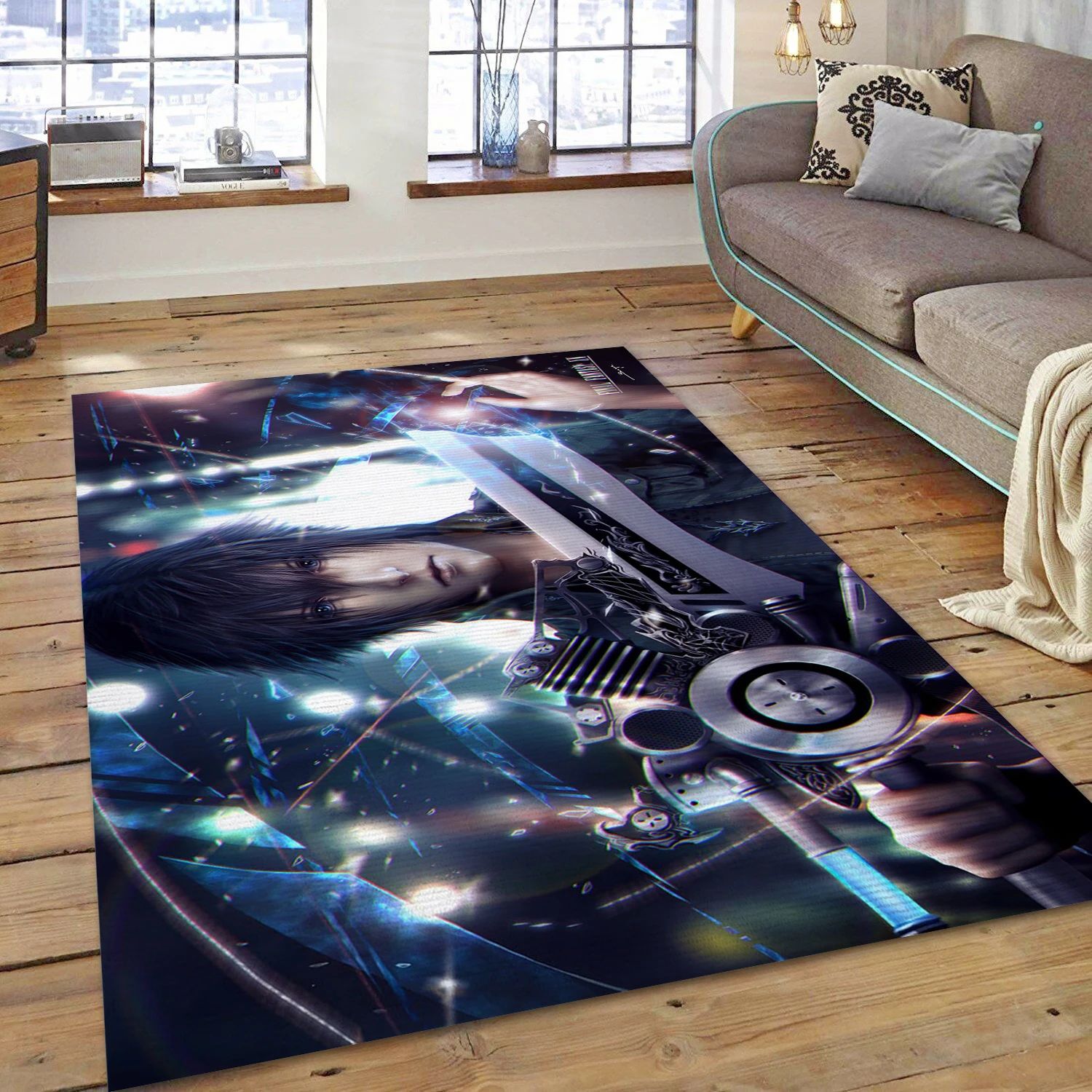 Final Fantasy Xv Game Area Rug Carpet, Living Room Rug - US Decor - Indoor Outdoor Rugs