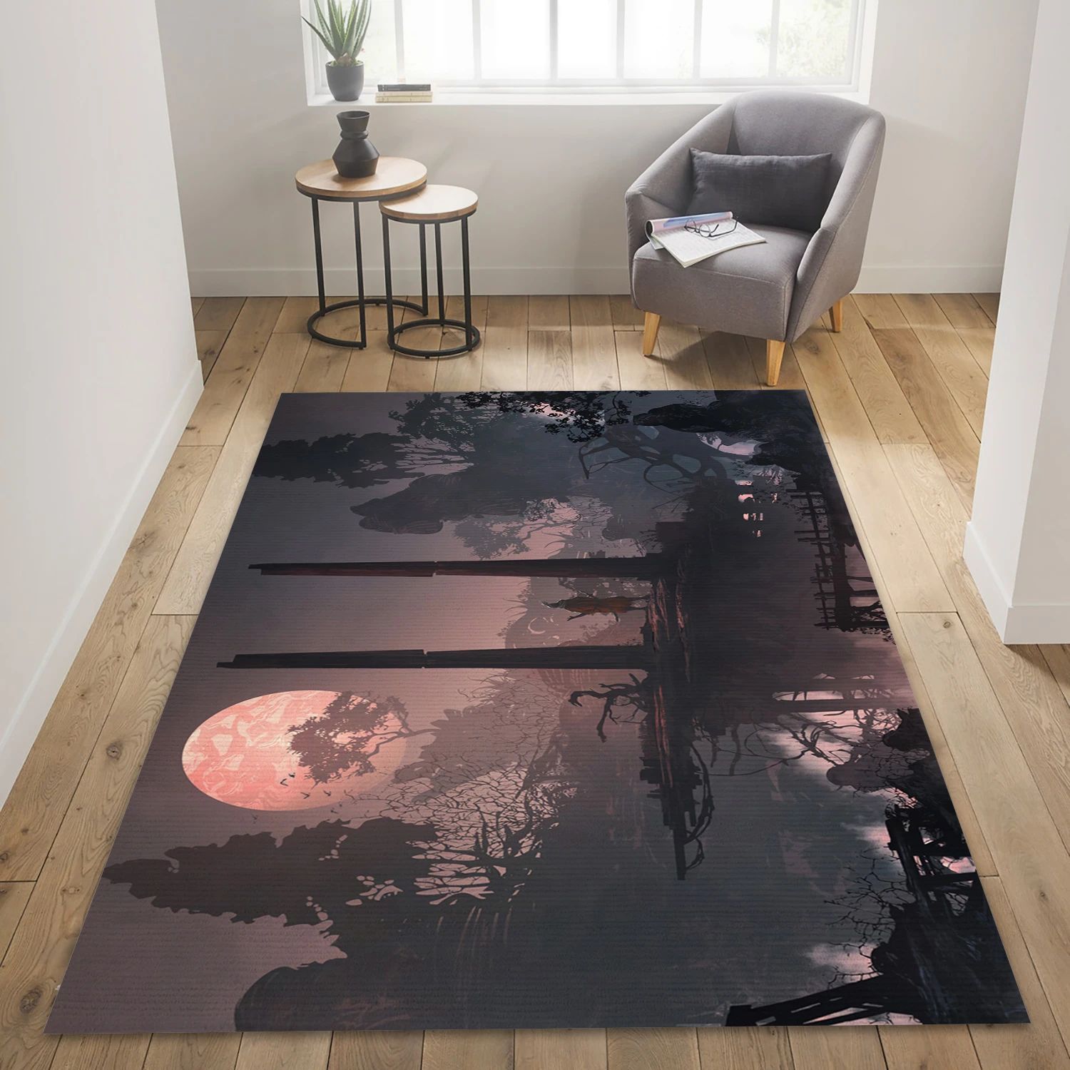 Sekiro Shadows Die Twice Video Game Area Rug Area, Living Room Rug - US Decor - Indoor Outdoor Rugs