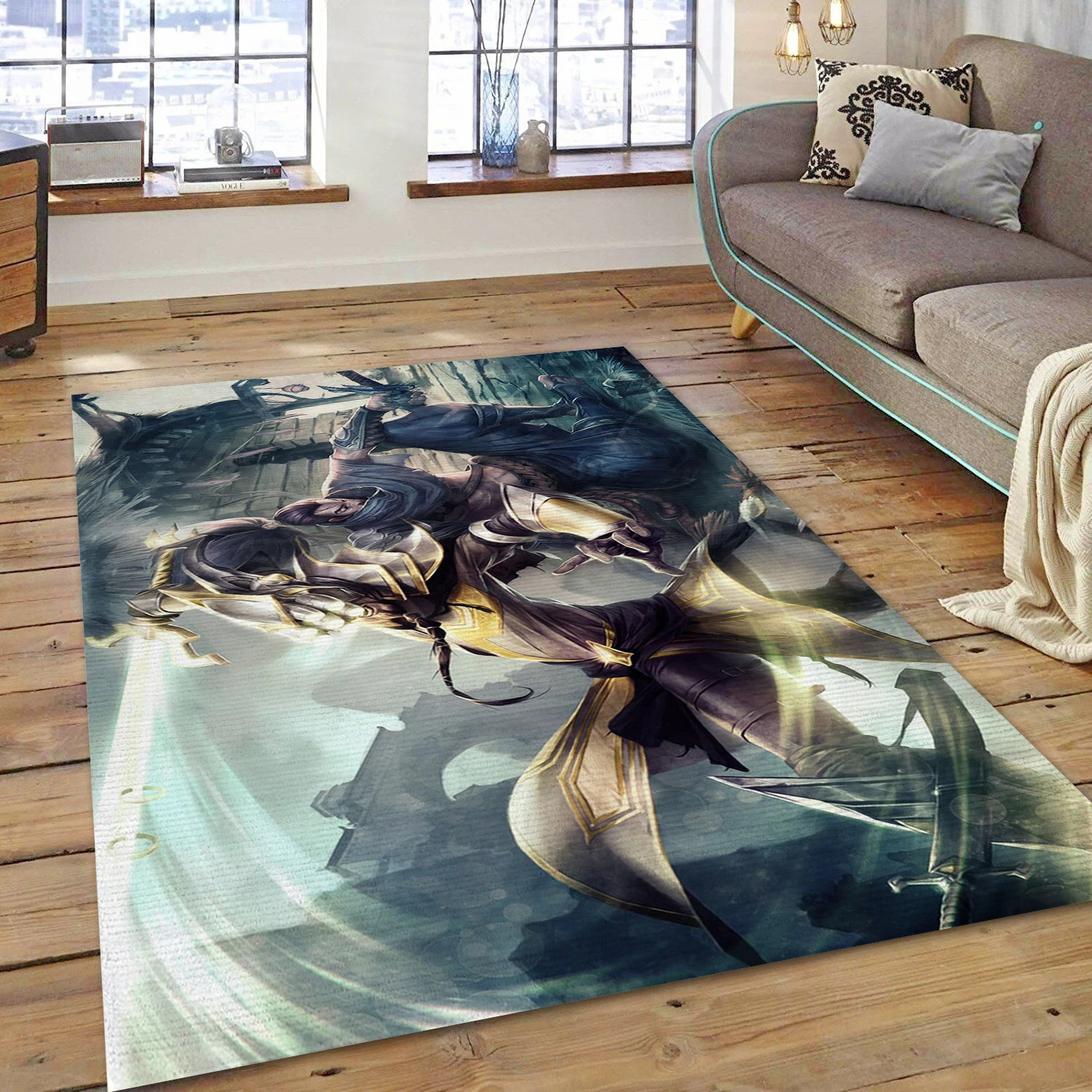 League Of Legends Video Game Area Rug For Christmas, Area Rug - Christmas Gift Decor - Indoor Outdoor Rugs