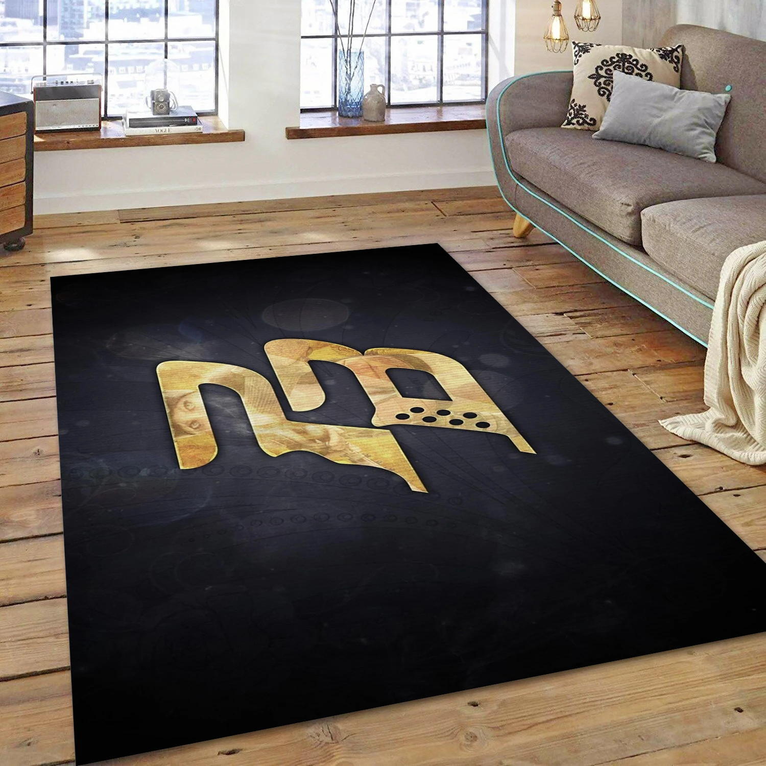 Point Blank Video Game Area Rug Area, Area Rug - US Decor - Indoor Outdoor Rugs