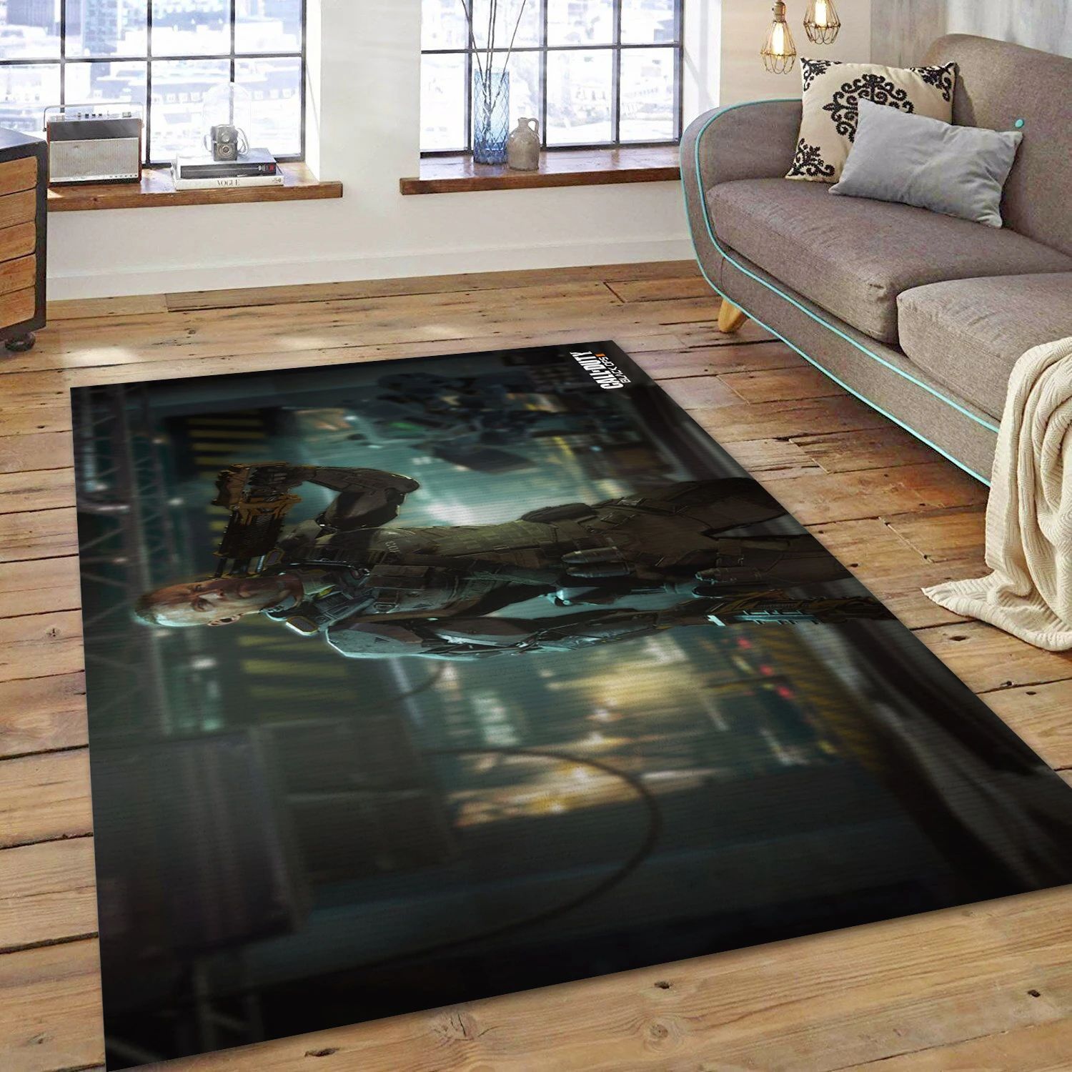Call Of Duty Black Ops Iii Game Area Rug Carpet, Area Rug - US Decor - Indoor Outdoor Rugs