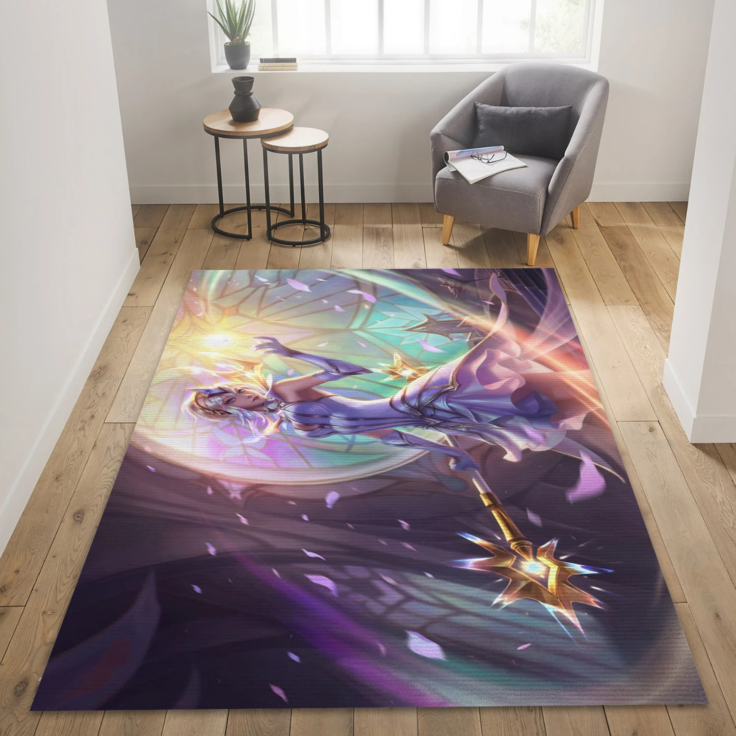 Elementalist Lux Gaming Area Rug, Bedroom Rug - Home Decor Floor Decor - Indoor Outdoor Rugs