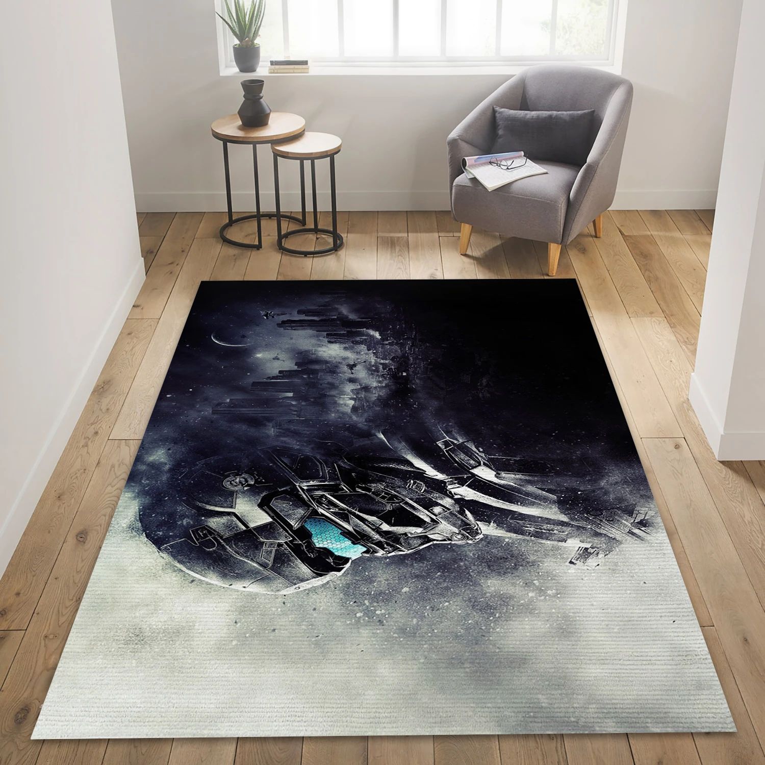 Halo 5 Guardians Video Game Area Rug Area, Living Room Rug - US Decor - Indoor Outdoor Rugs