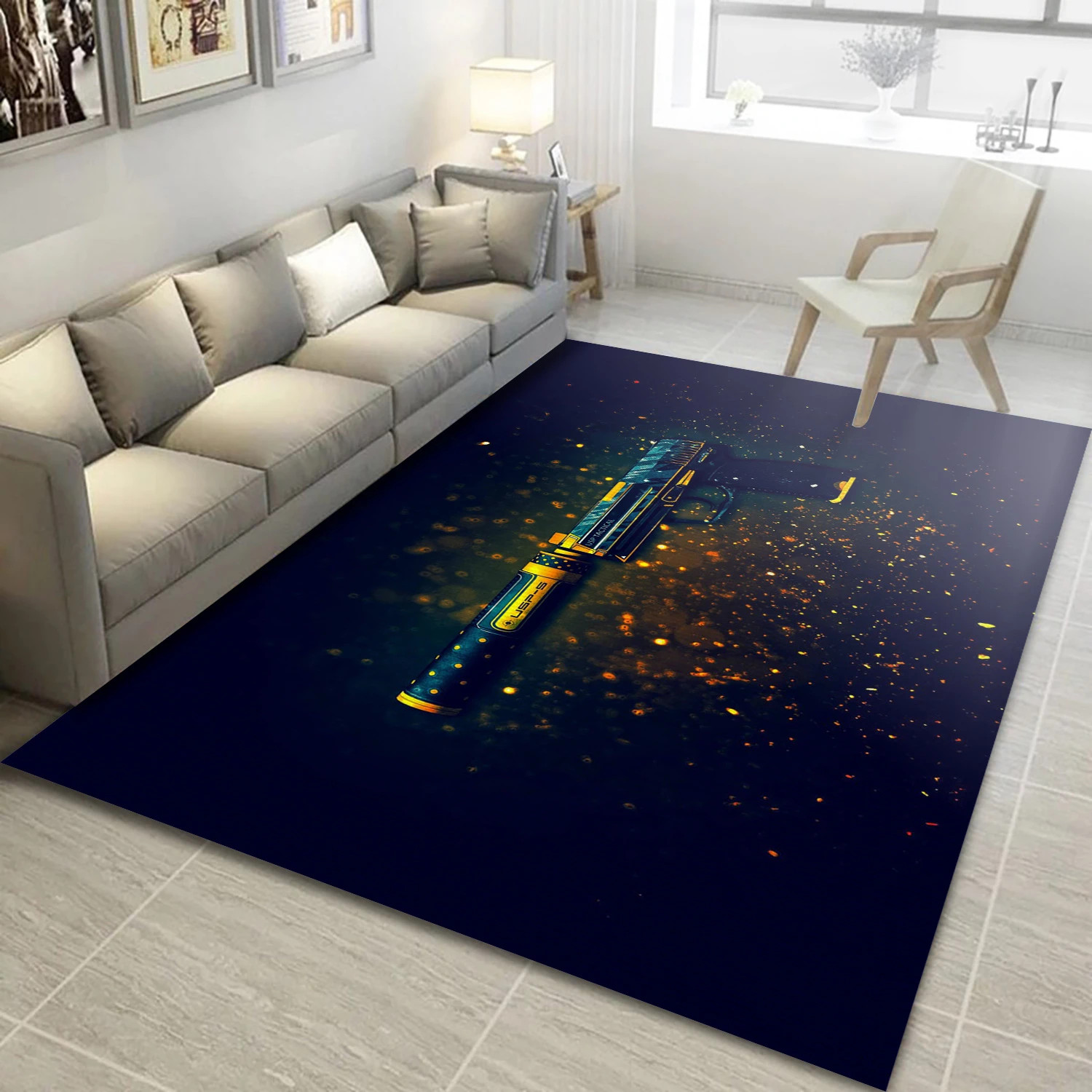 Usp S Orion Gaming Area Rug, Bedroom Rug - US Decor - Indoor Outdoor Rugs