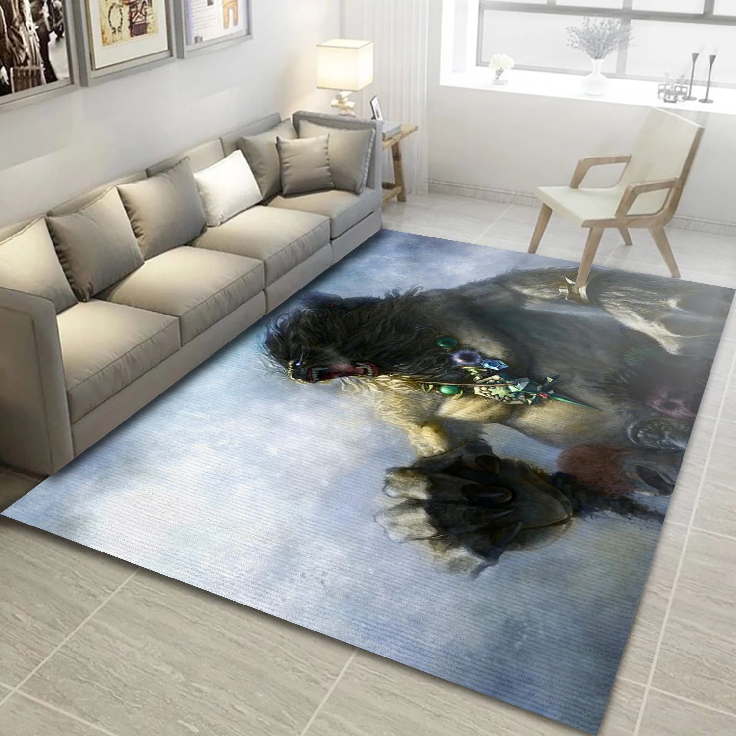 Nunu Game Area Rug Carpet, Area Rug - Family Gift US Decor - Indoor Outdoor Rugs