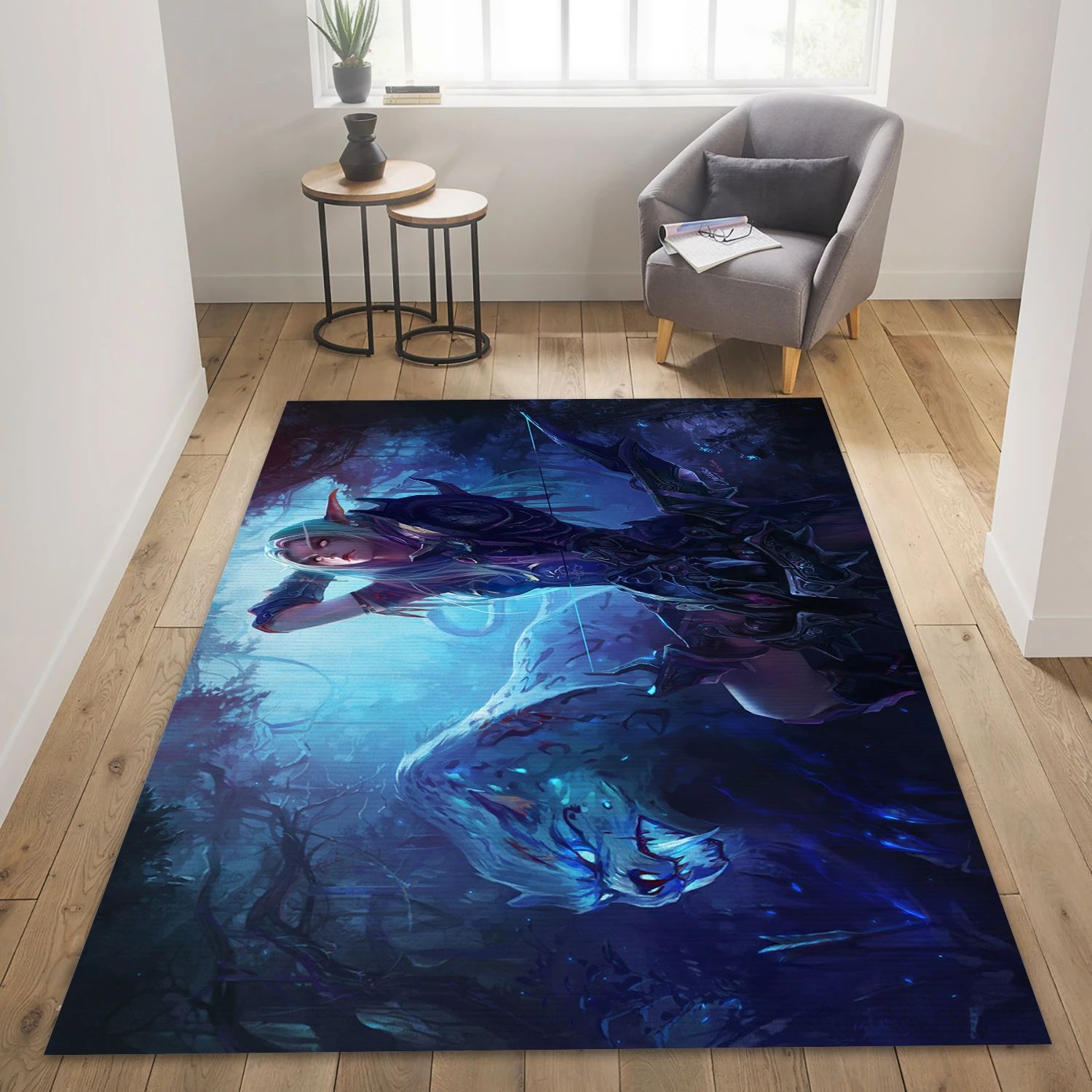 My Mount Video Game Area Rug Area, Living Room Rug - US Decor - Indoor Outdoor Rugs