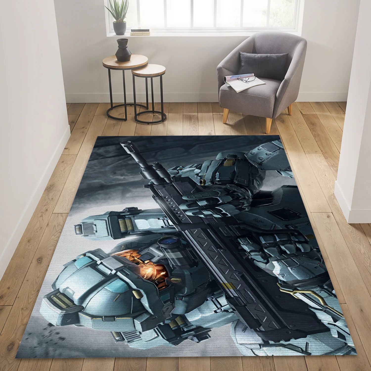 Halo 5 Guardians Video Game Area Rug For Christmas, Area Rug - US Decor - Indoor Outdoor Rugs