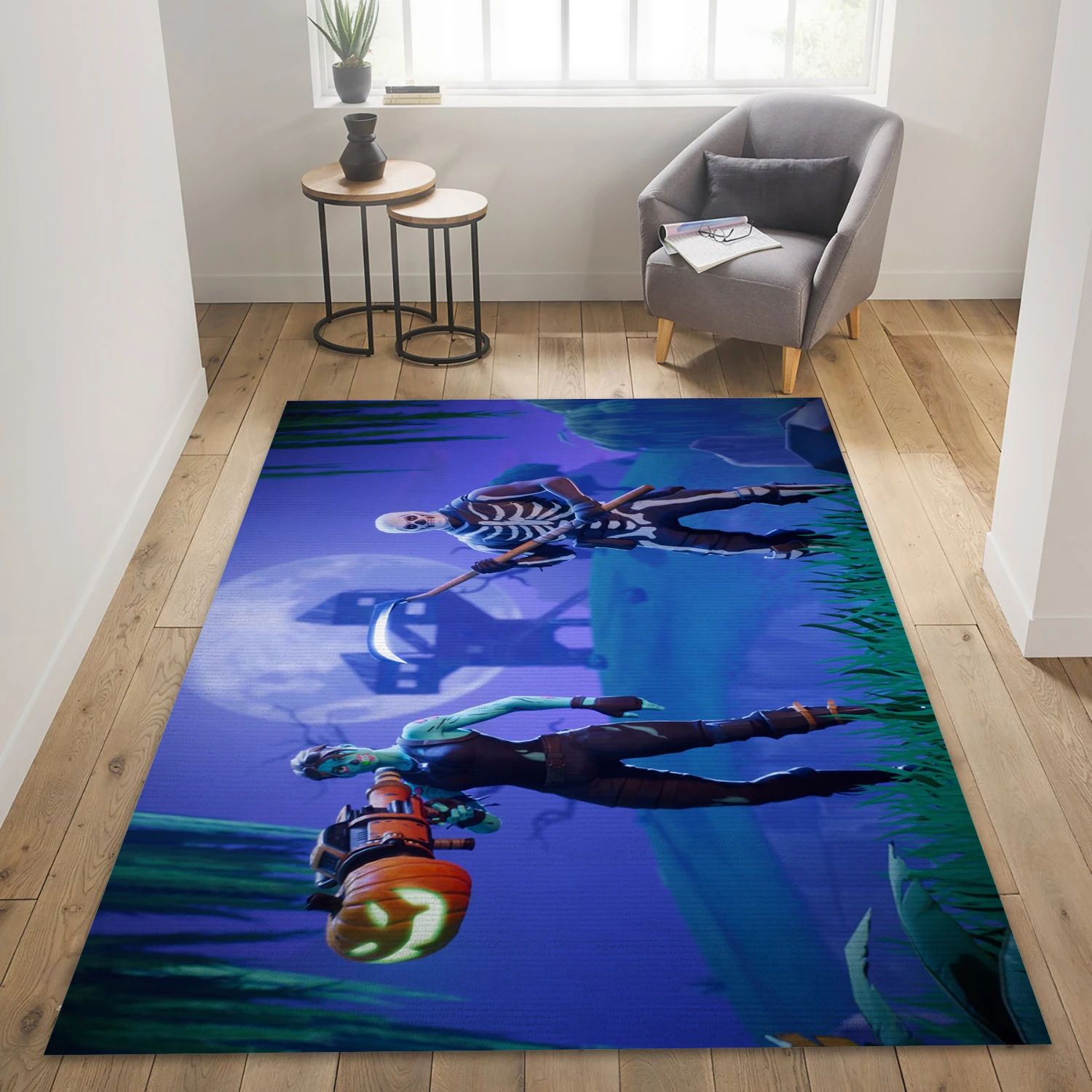 Fortnite Halloween Skins Game Area Rug Carpet, Living Room Rug - US Decor - Indoor Outdoor Rugs