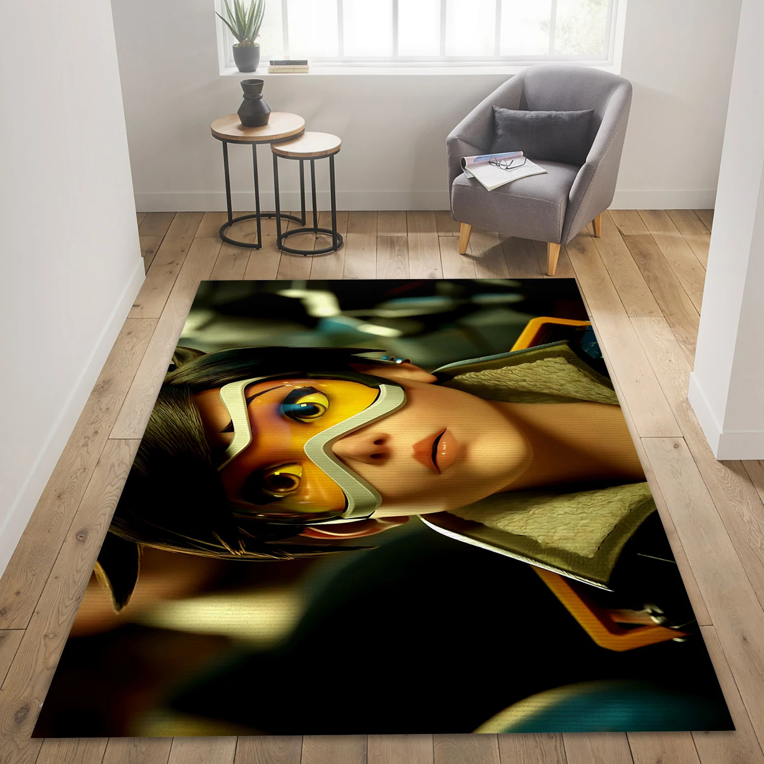 Innocence And Wonder Gaming Area Rug, Living Room Rug - Home Decor Floor Decor - Indoor Outdoor Rugs