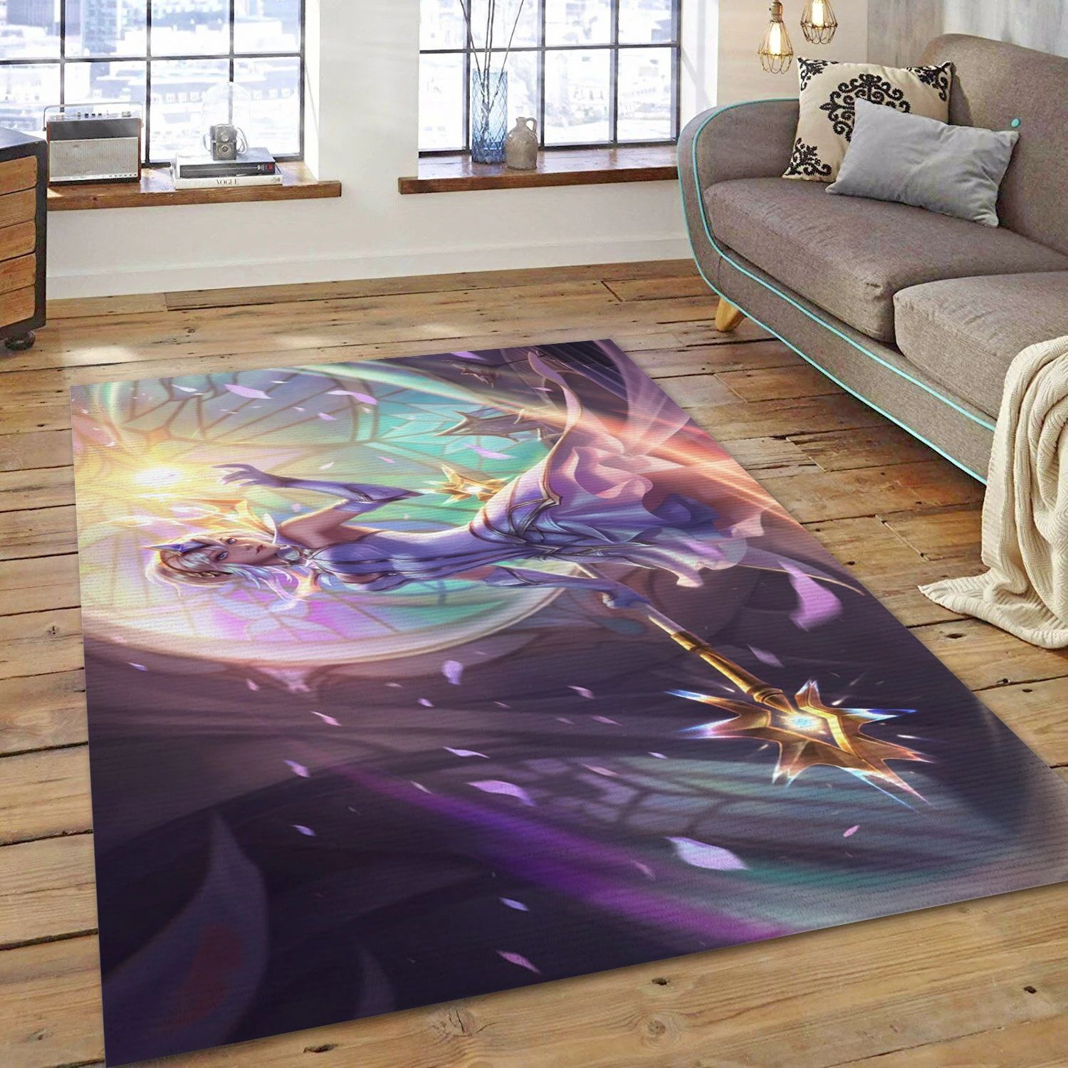 Elementalist Lux Gaming Area Rug, Bedroom Rug - Home Decor Floor Decor - Indoor Outdoor Rugs