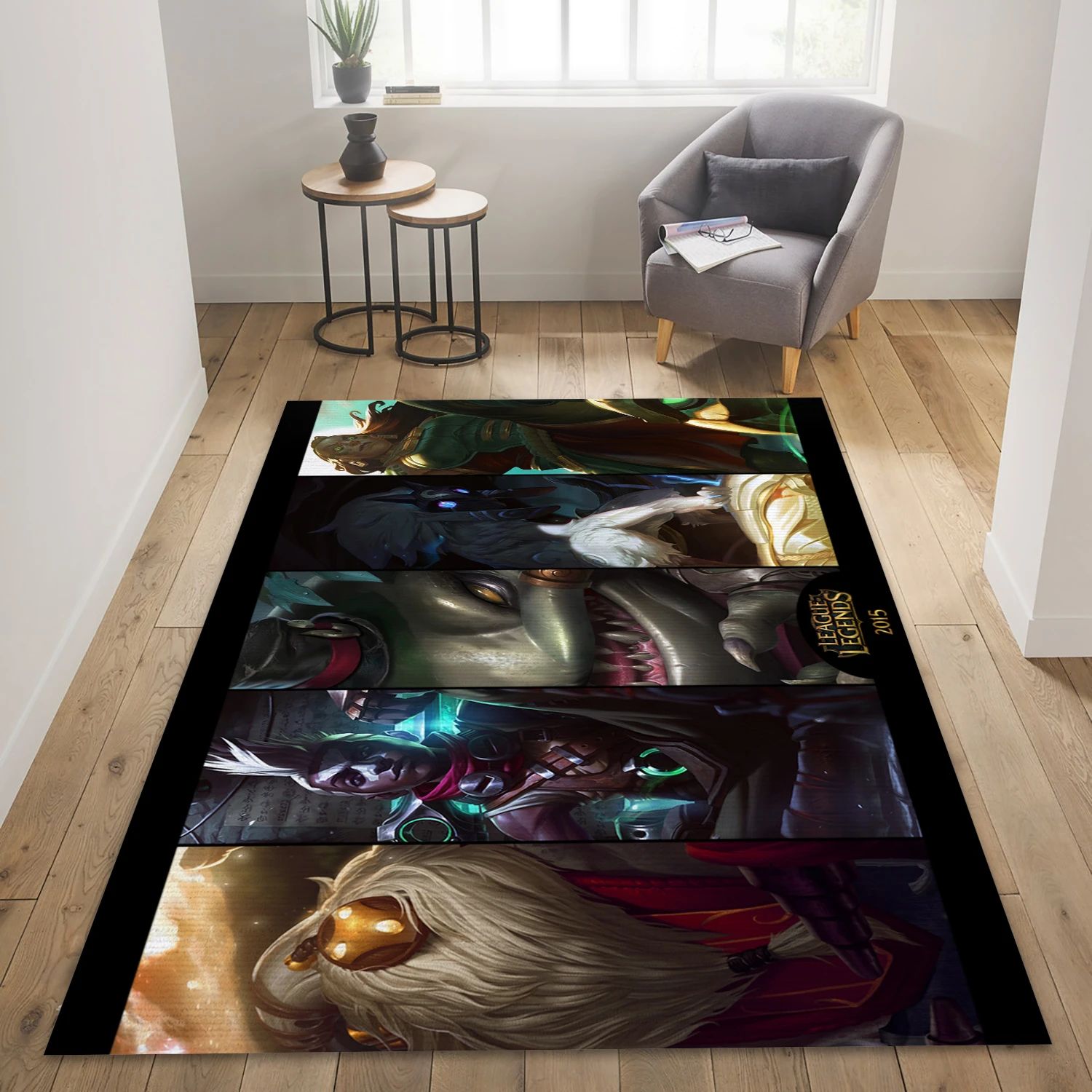 League Of Legends Video Game Area Rug Area, Bedroom Rug - Home Decor Floor Decor - Indoor Outdoor Rugs