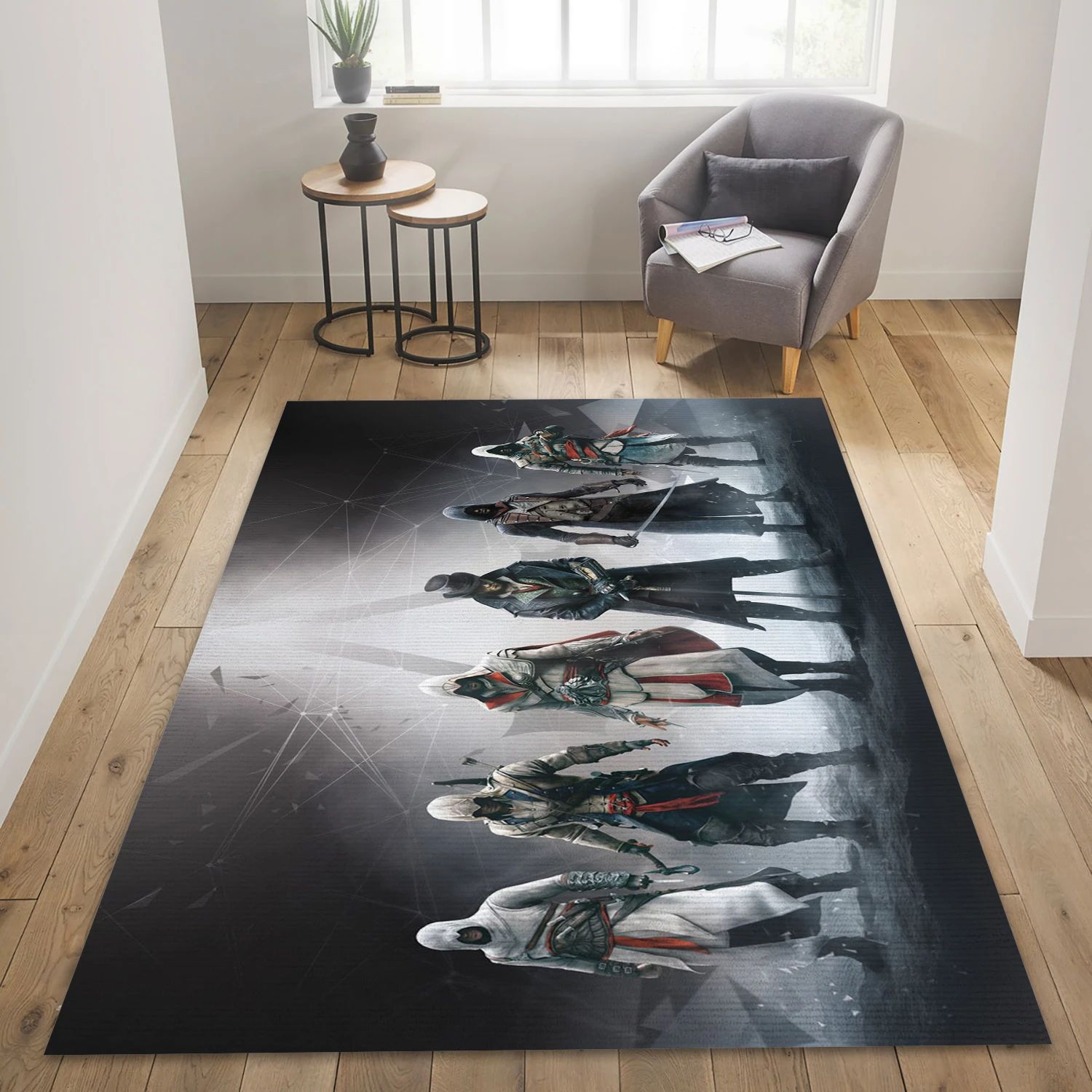 Assassins Creed Video Game Area Rug For Christmas, Area Rug - Home Decor Floor Decor - Indoor Outdoor Rugs