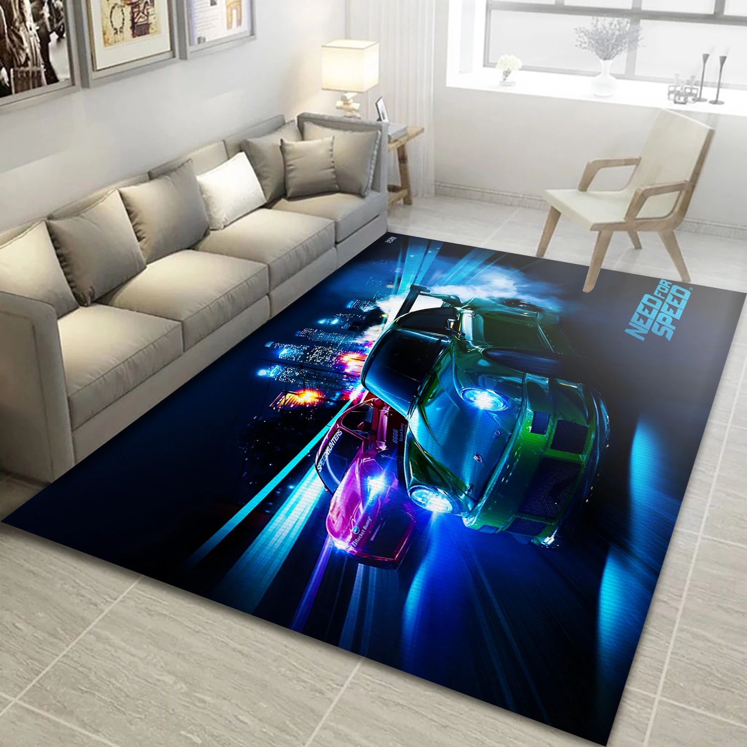 Need For Speed 2015 Video Game Area Rug Area, Area Rug - Home Decor Floor Decor - Indoor Outdoor Rugs