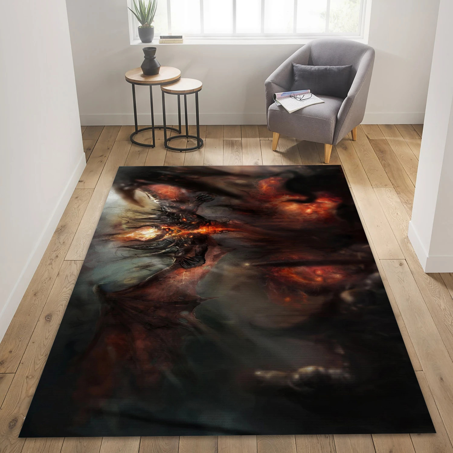 Dota 2 Video Game Area Rug For Christmas, Living Room Rug - Home Decor Floor Decor - Indoor Outdoor Rugs